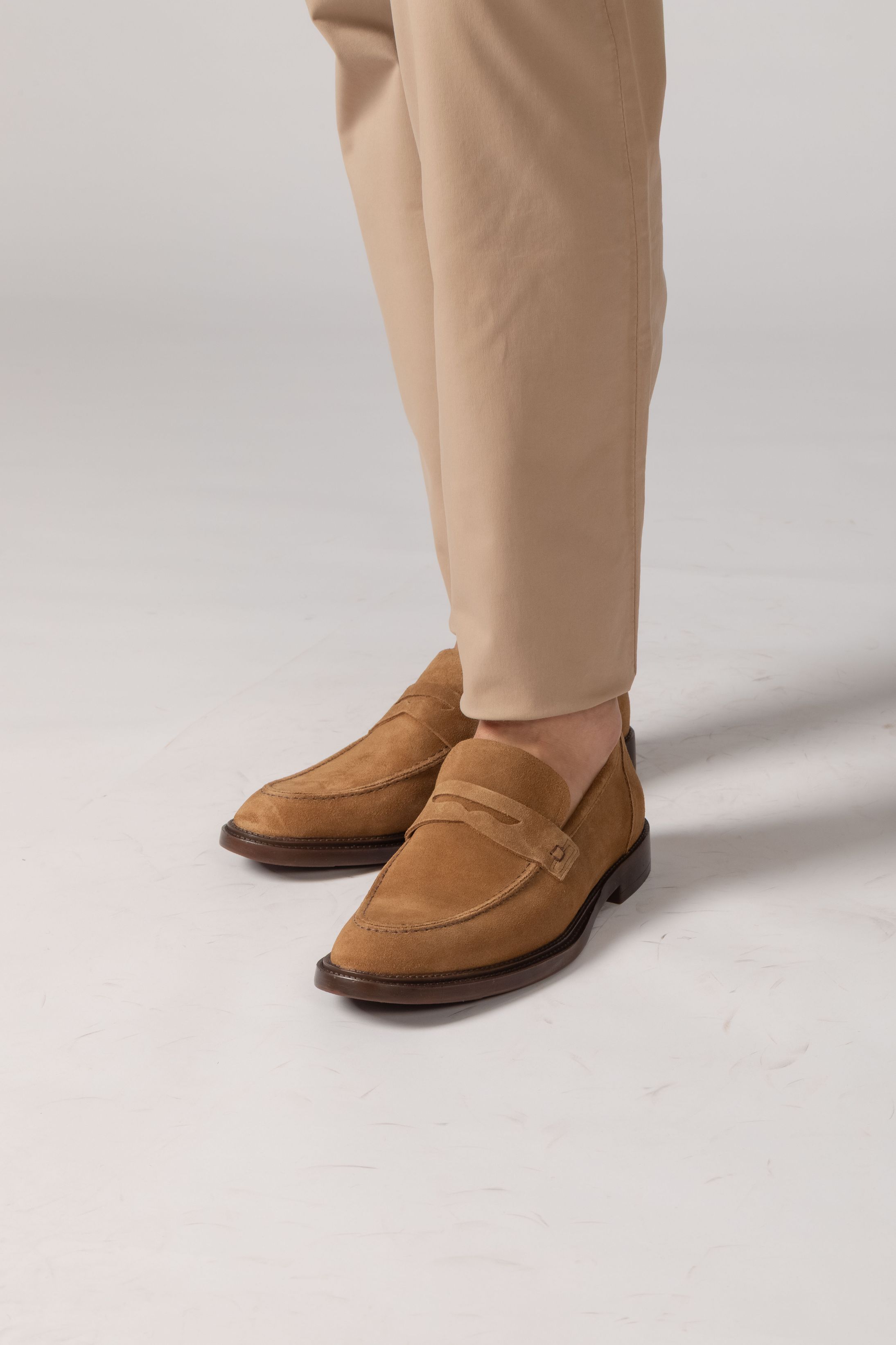 Penny Loafer Camurça Milano Tabaco