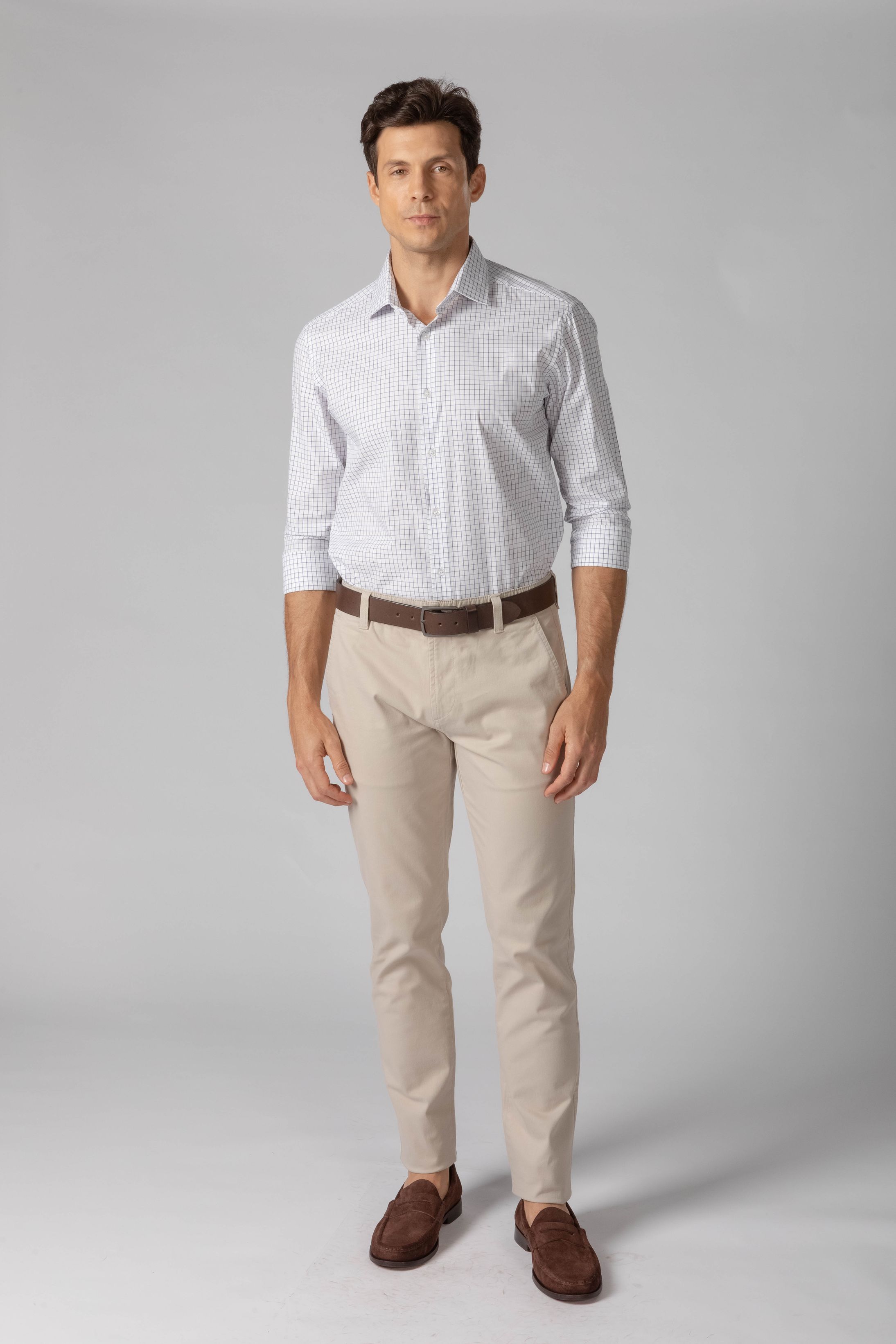 Calça Sport Slim Fit Cru - Diodato Alfaiataria