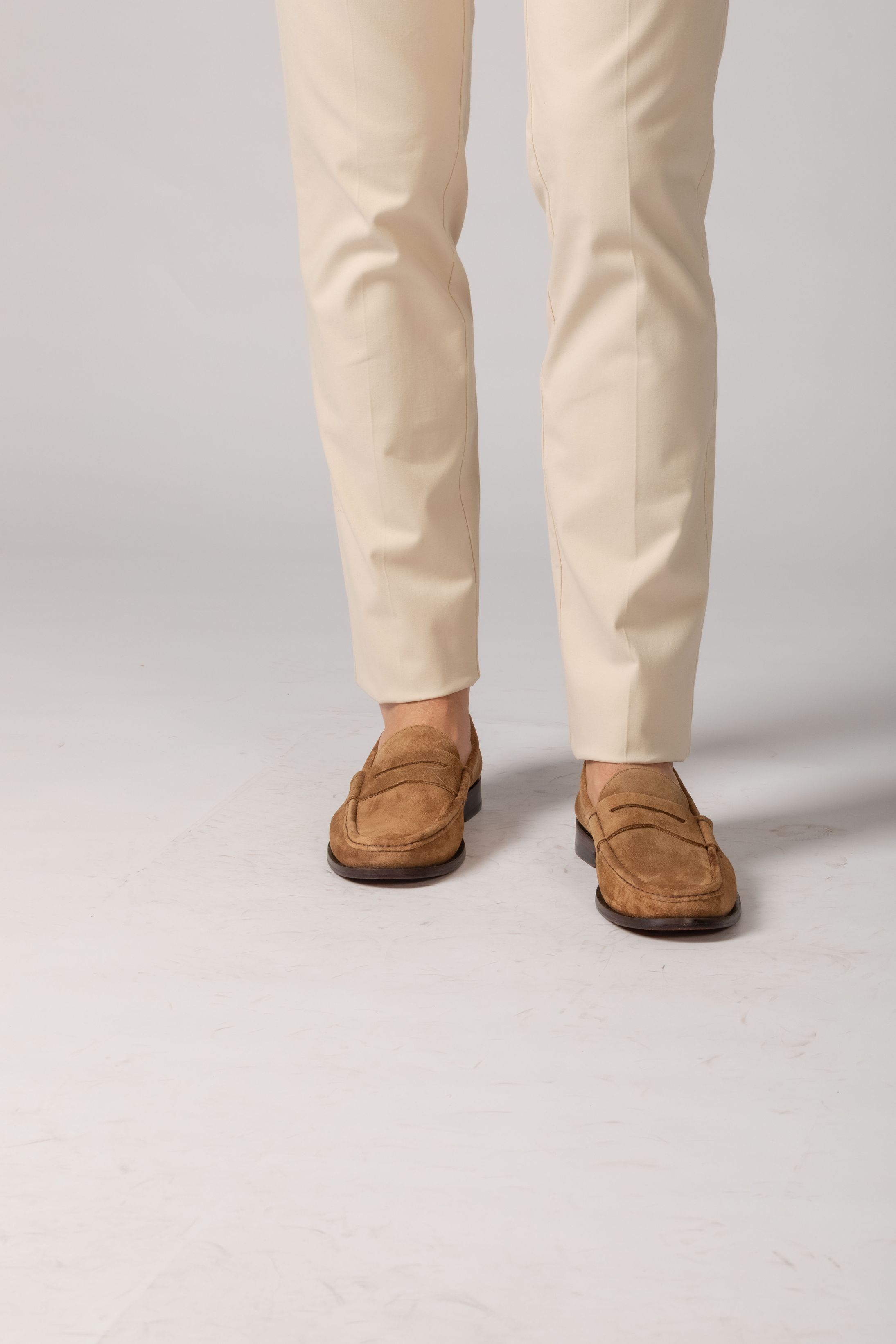 Mocassim Italiano Camurça Tabaco