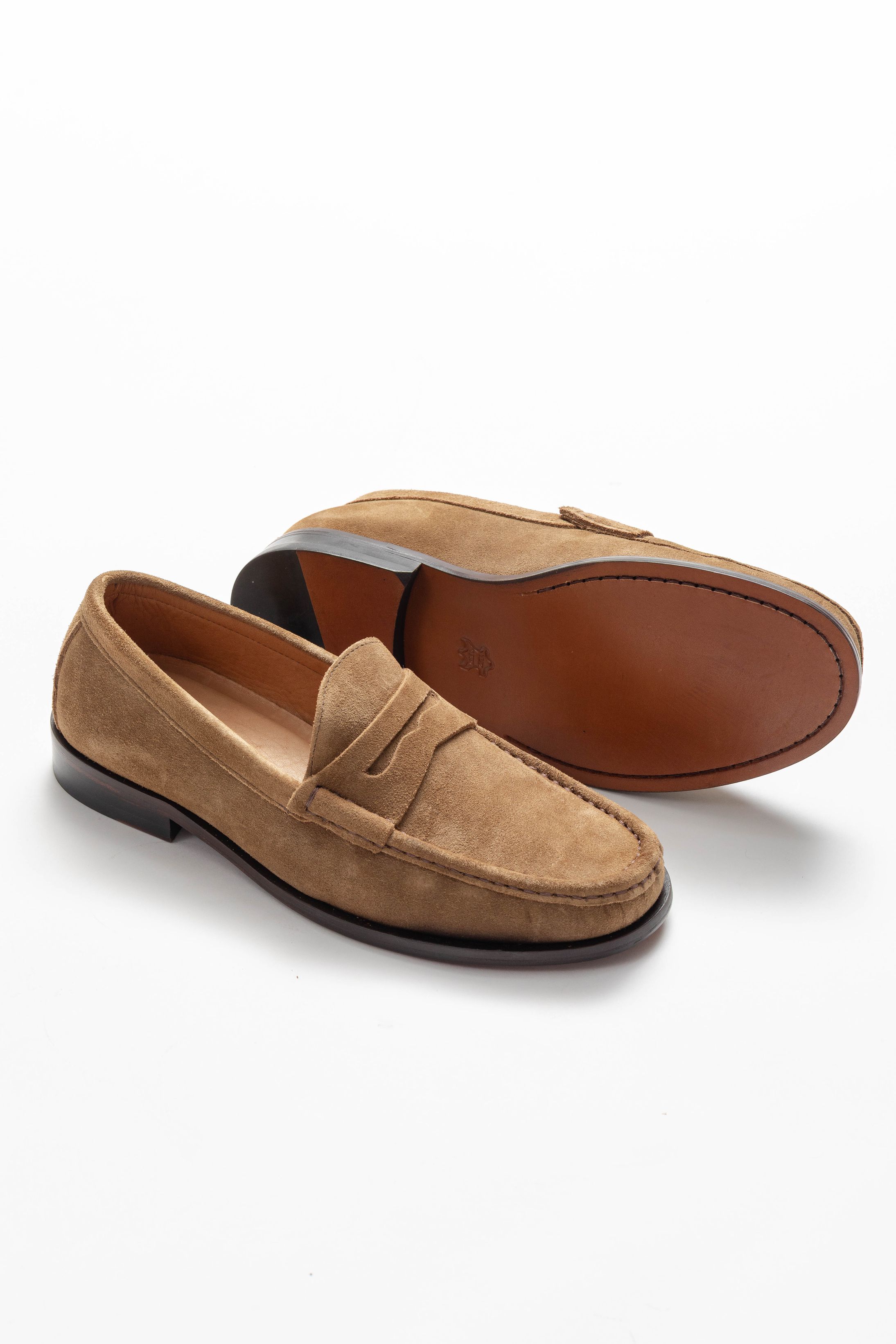 Mocassim Italiano Camurça Tabaco