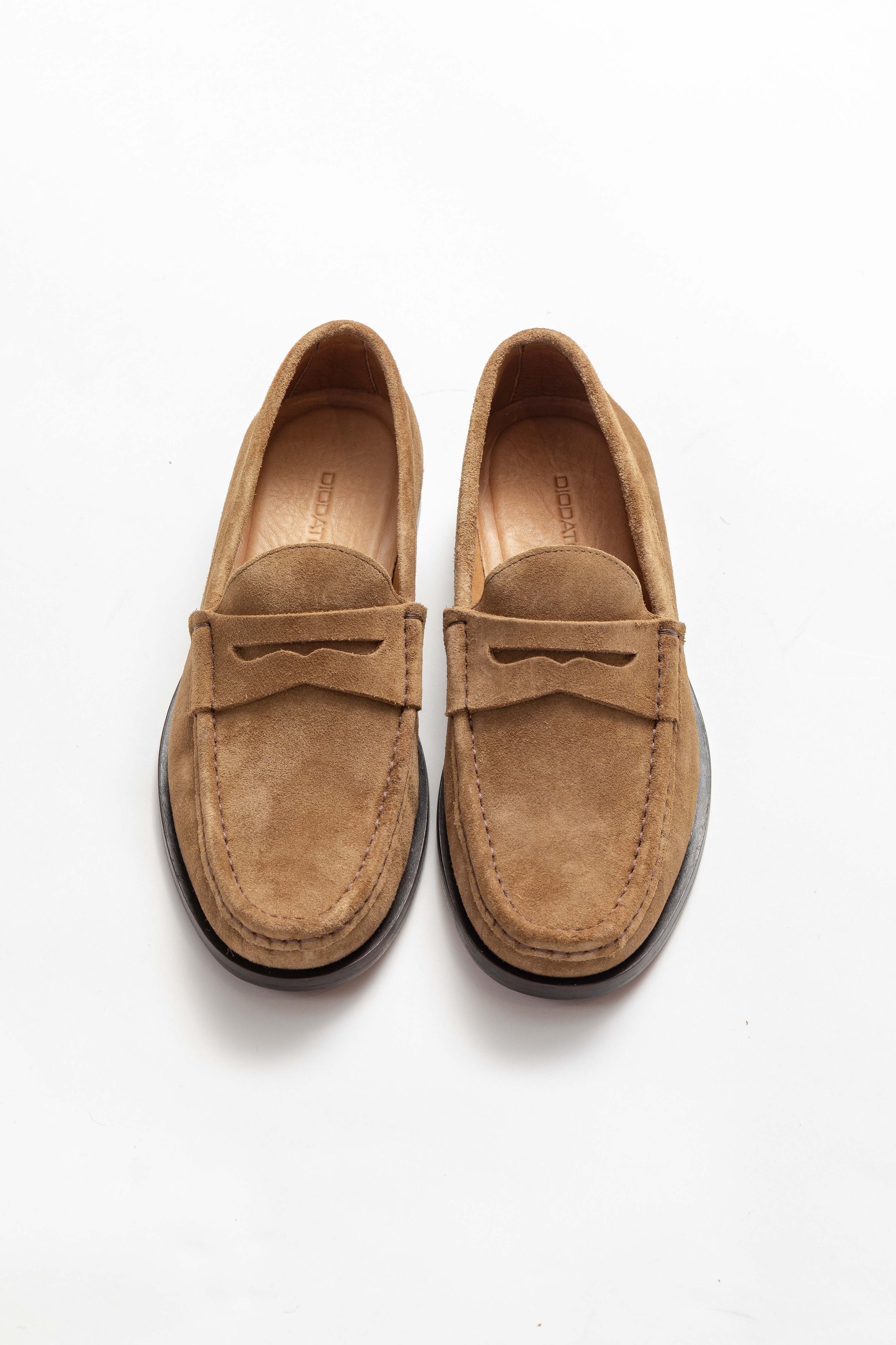 Mocassim Italiano Camurça Tabaco - Diodato Alfaiataria