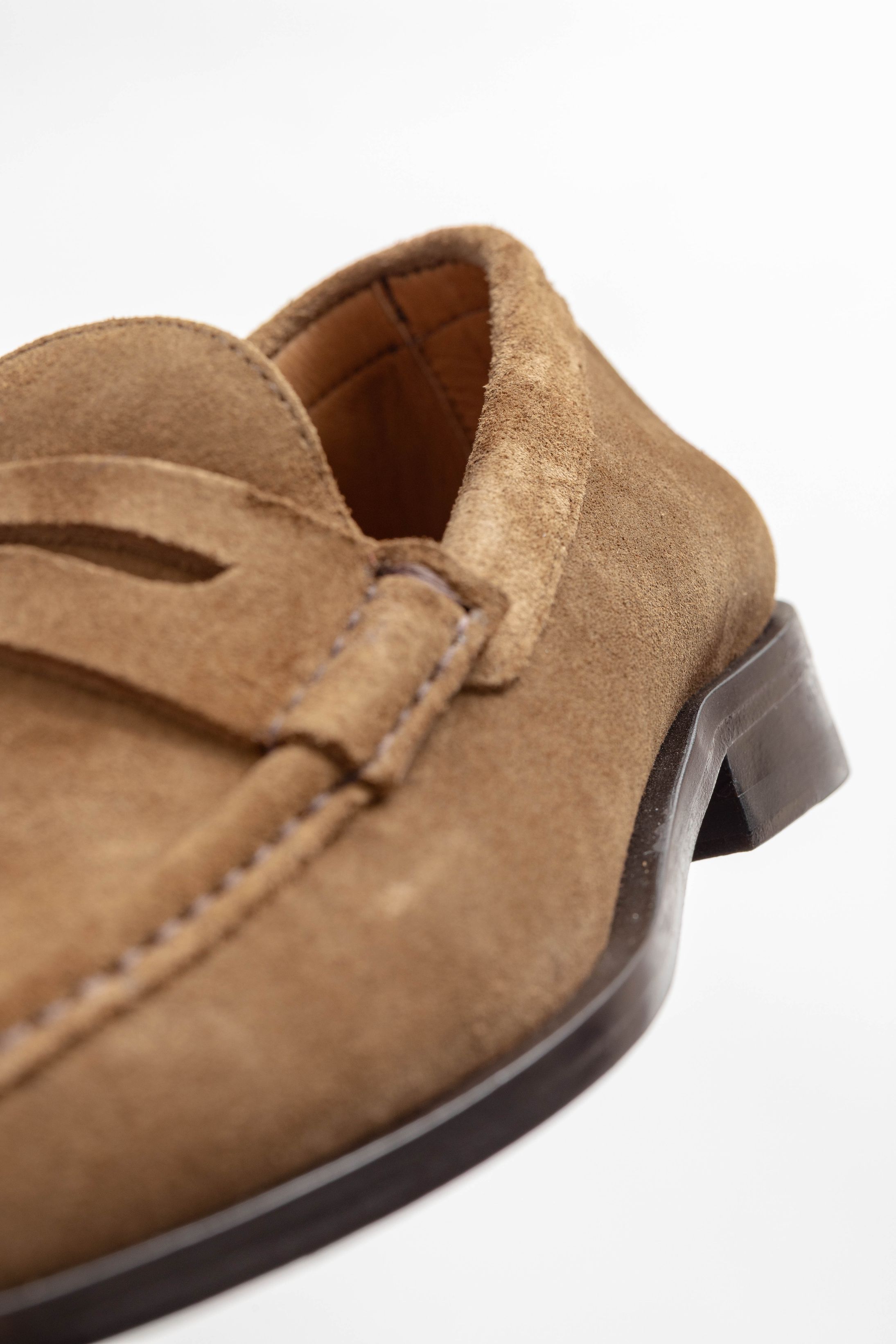 Mocassim Italiano Camurça Tabaco