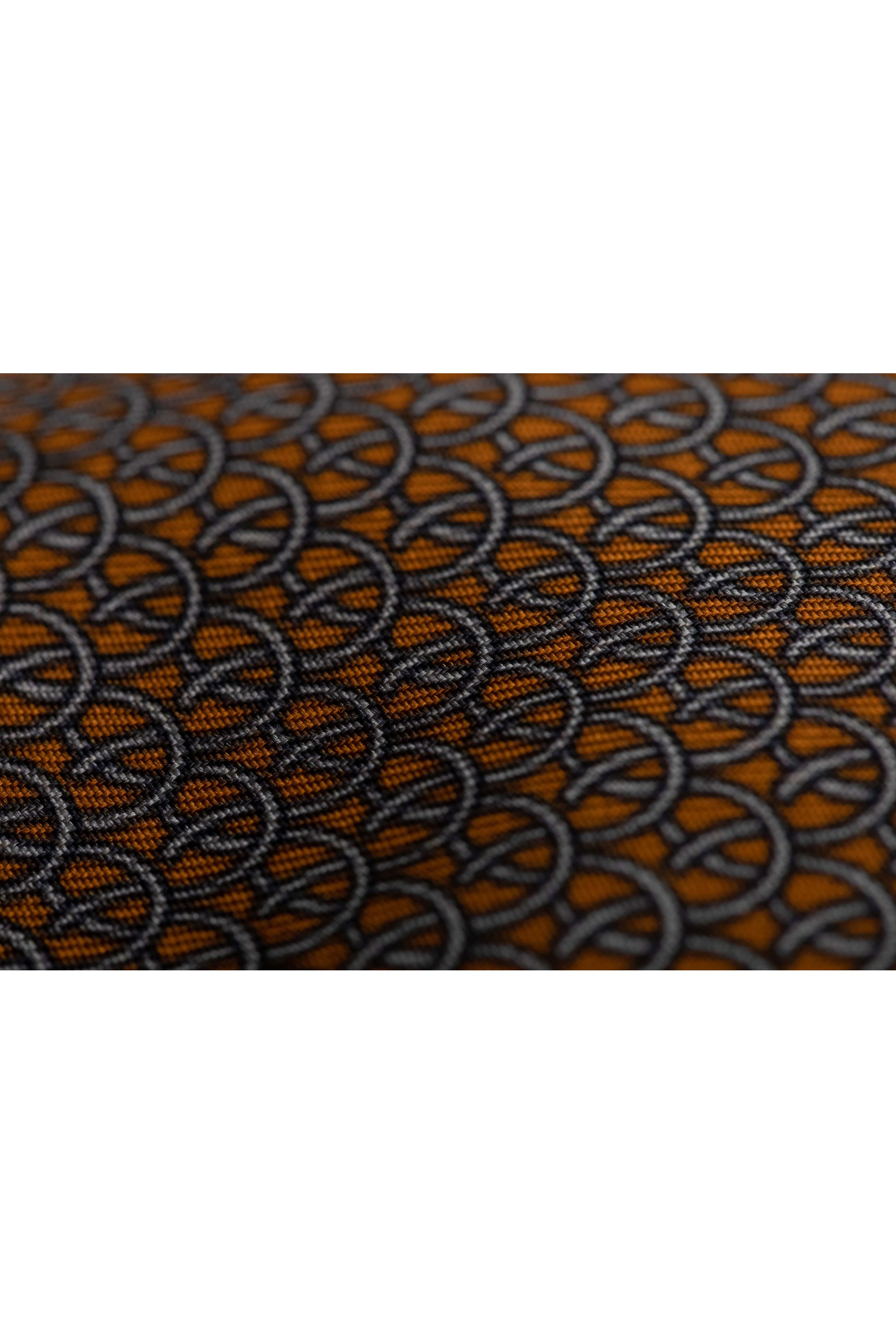 Gravata Seda Italiana Laranja