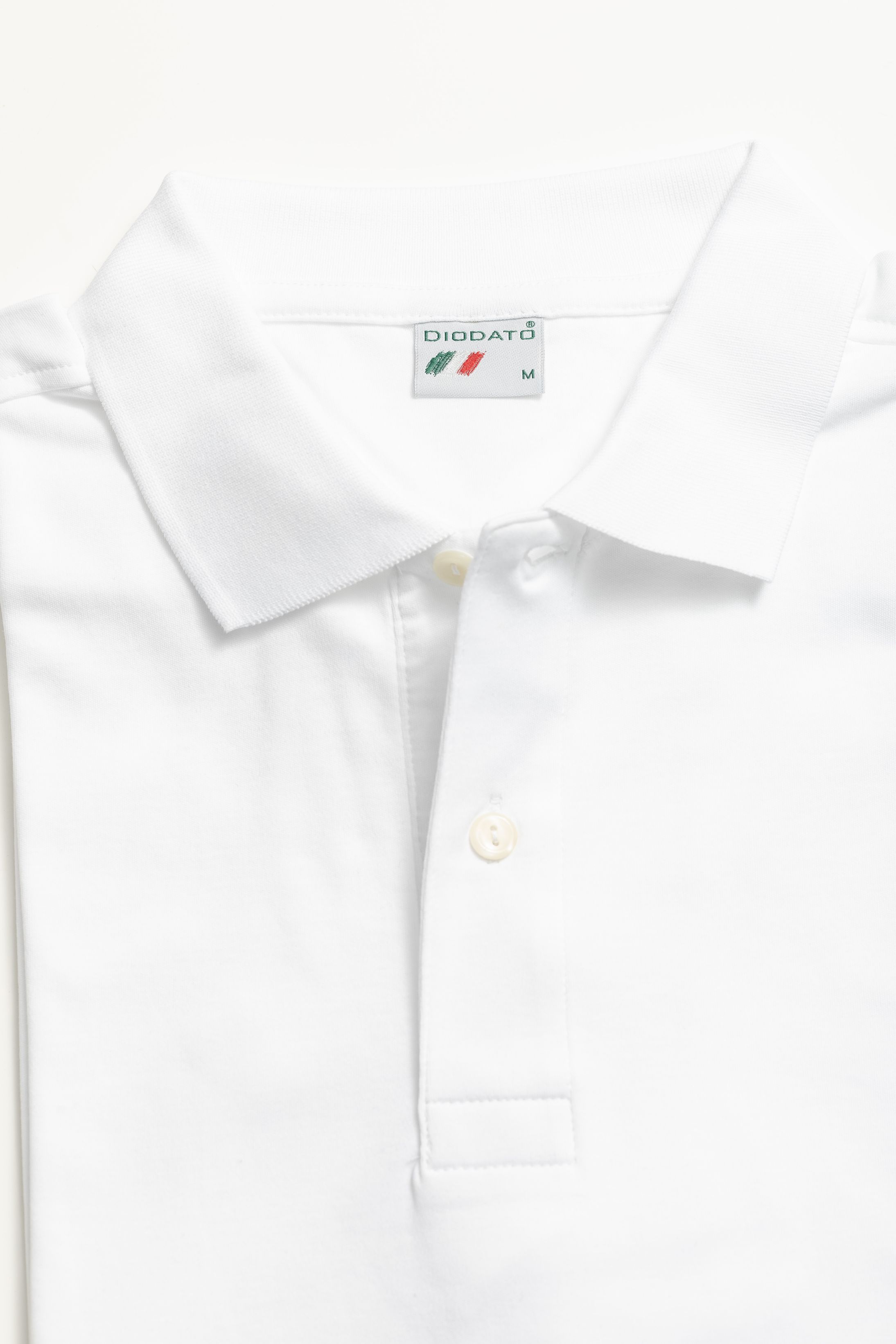 Camisa Polo Malha Peruana branco