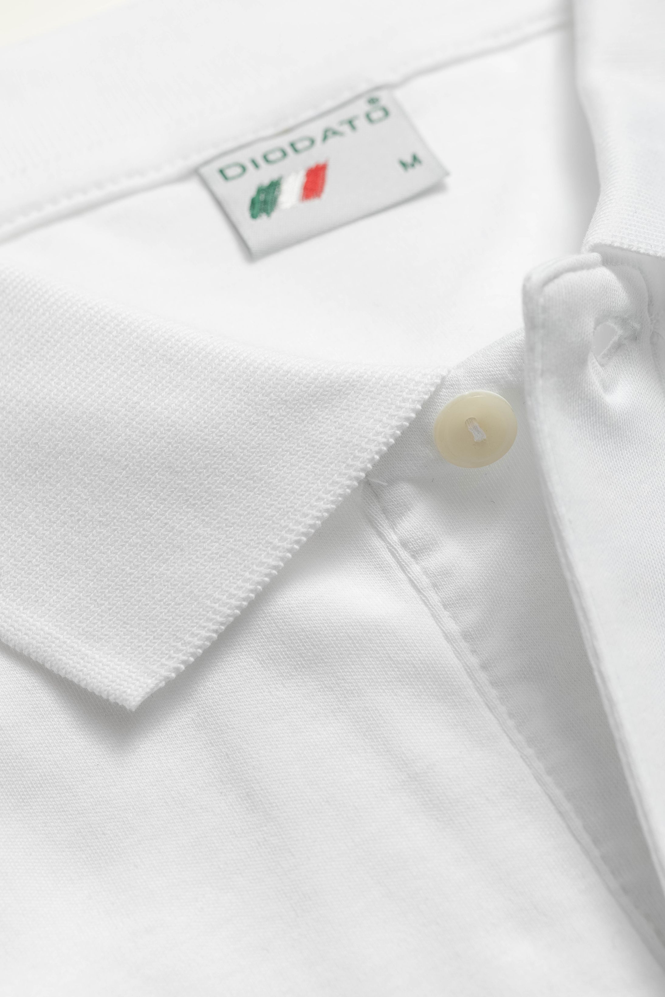 Camisa Polo Malha Peruana branco