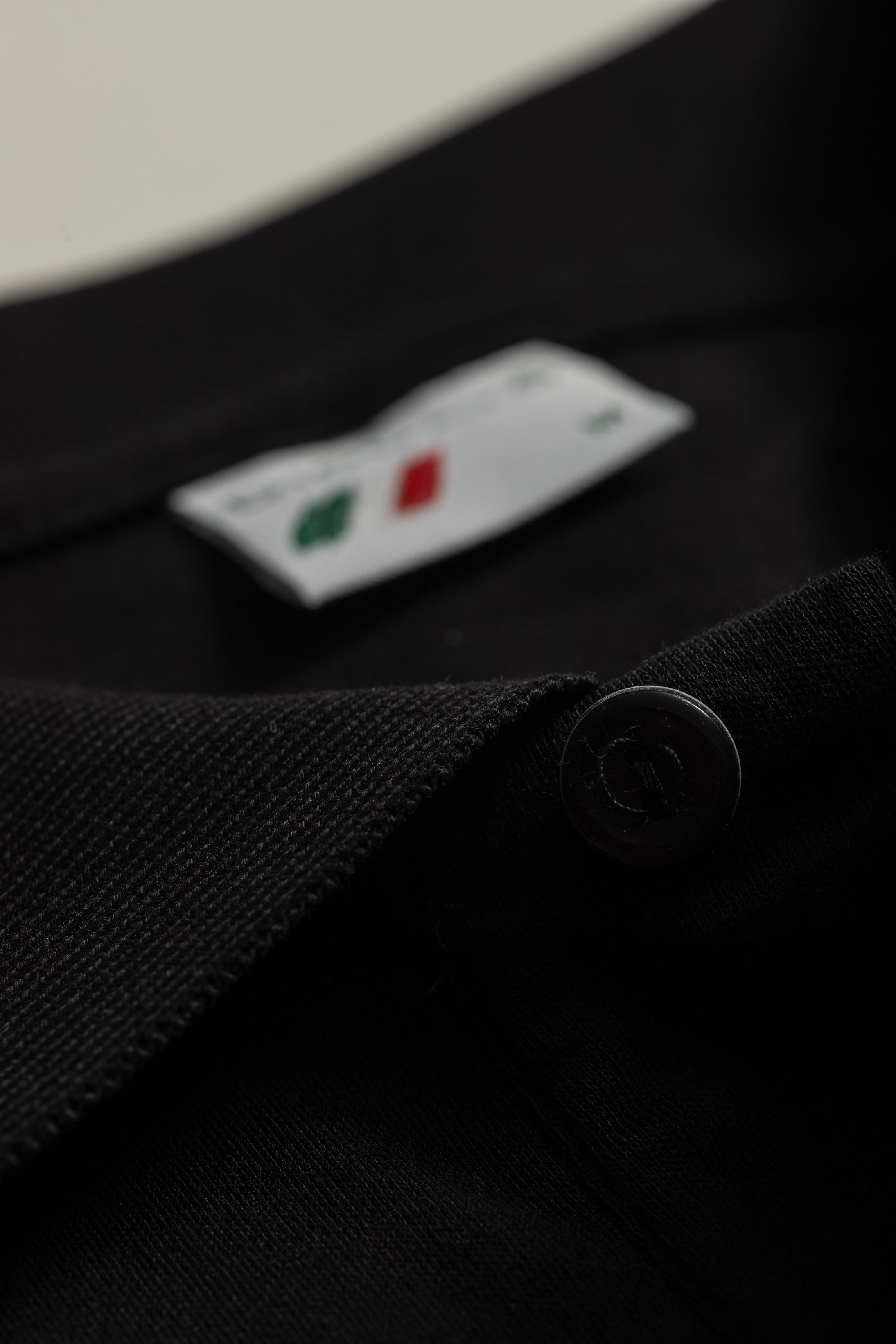 Camisa Polo Malha Peruana preto