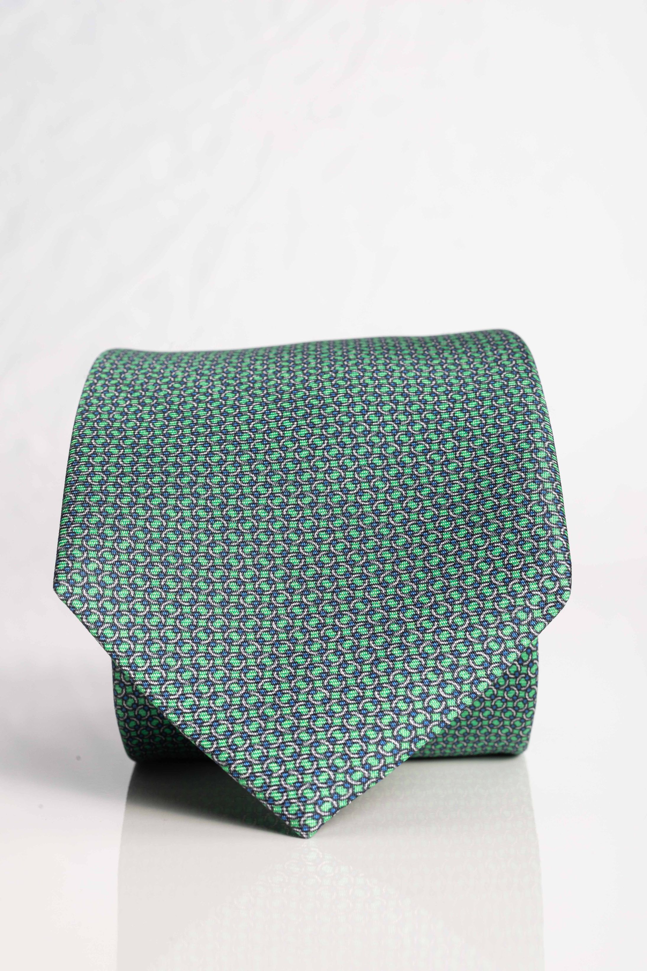 Gravata Seda Italiana Verde