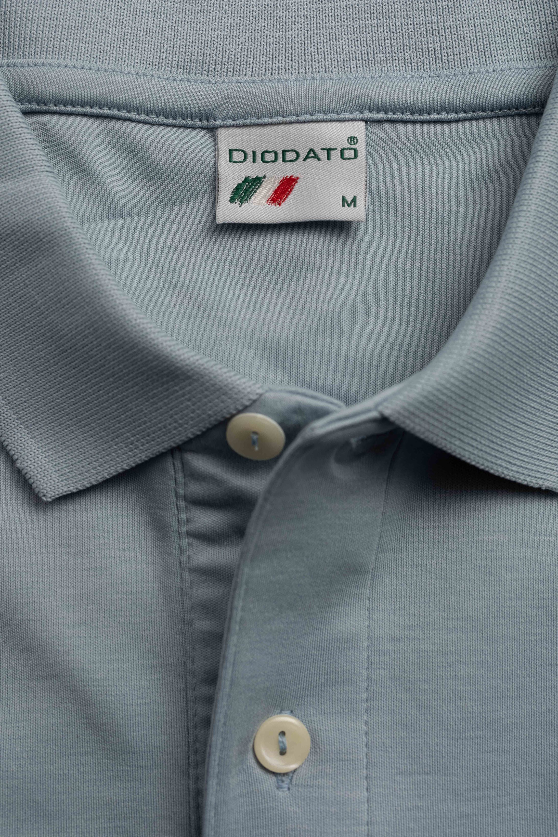 Camisa Polo Pimma Cotton Azul Claro