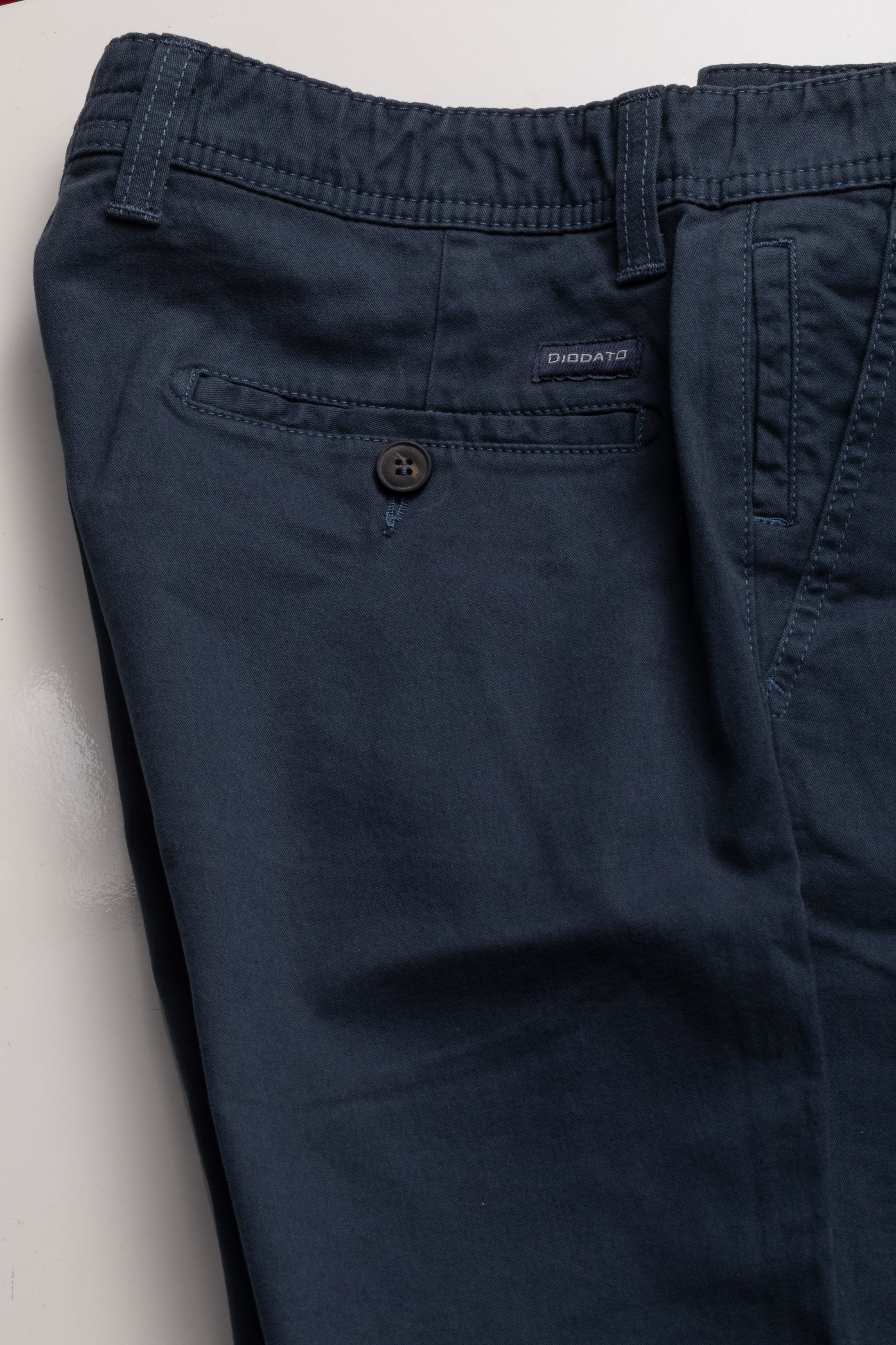 Calça Sport Slim Fit Azul Médio - Diodato Alfaiataria