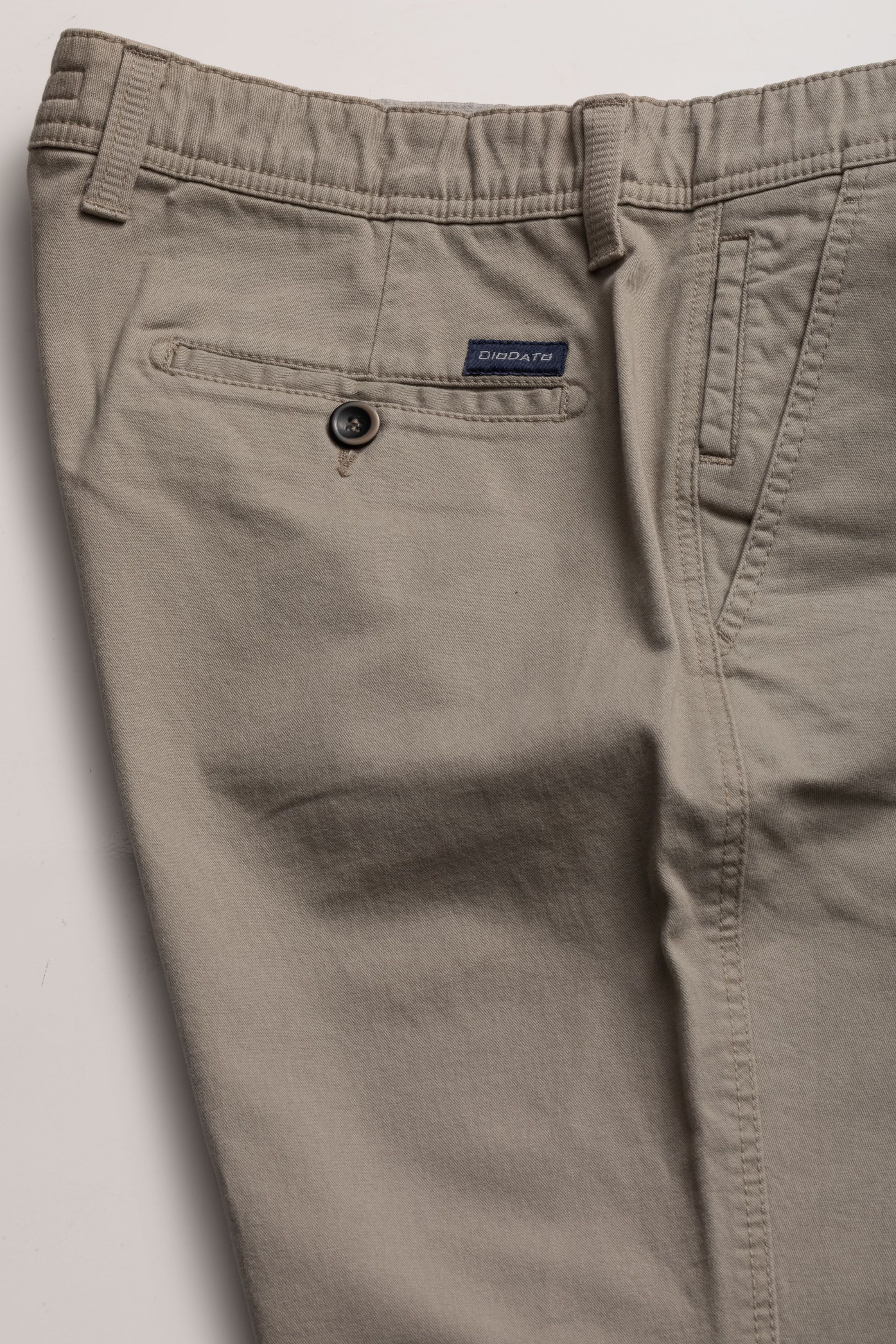 Calça Sport Slim Fit Caqui - Diodato Alfaiataria