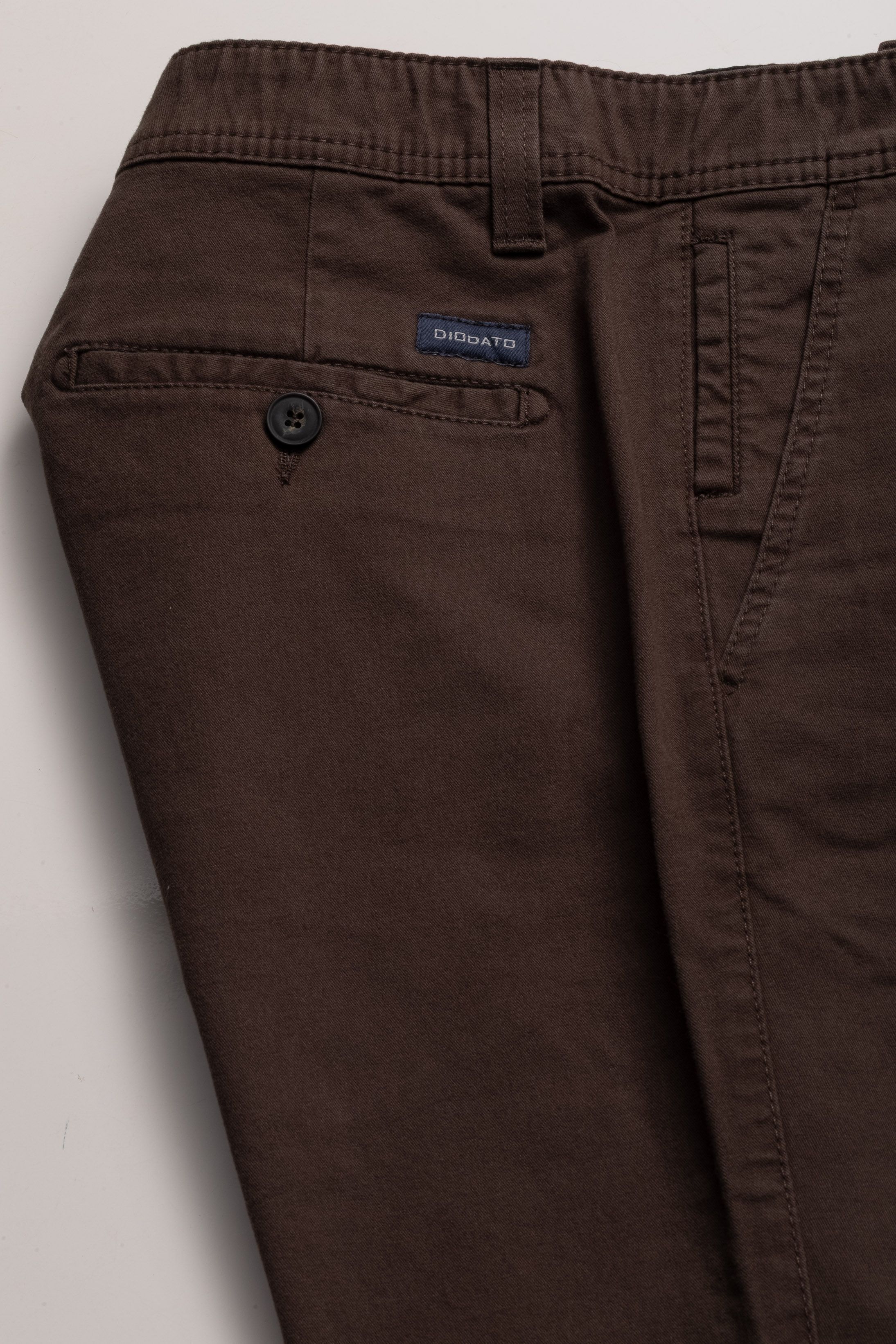 Calça Sport Slim Fit Marrom - Diodato Alfaiataria