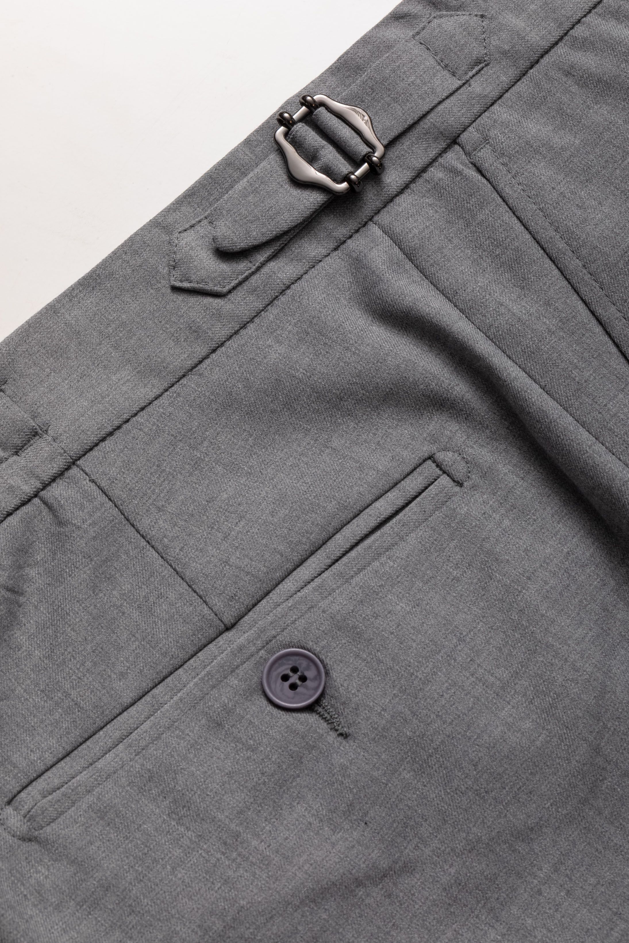 Calça social Slim Fit Milano Cinza claro
