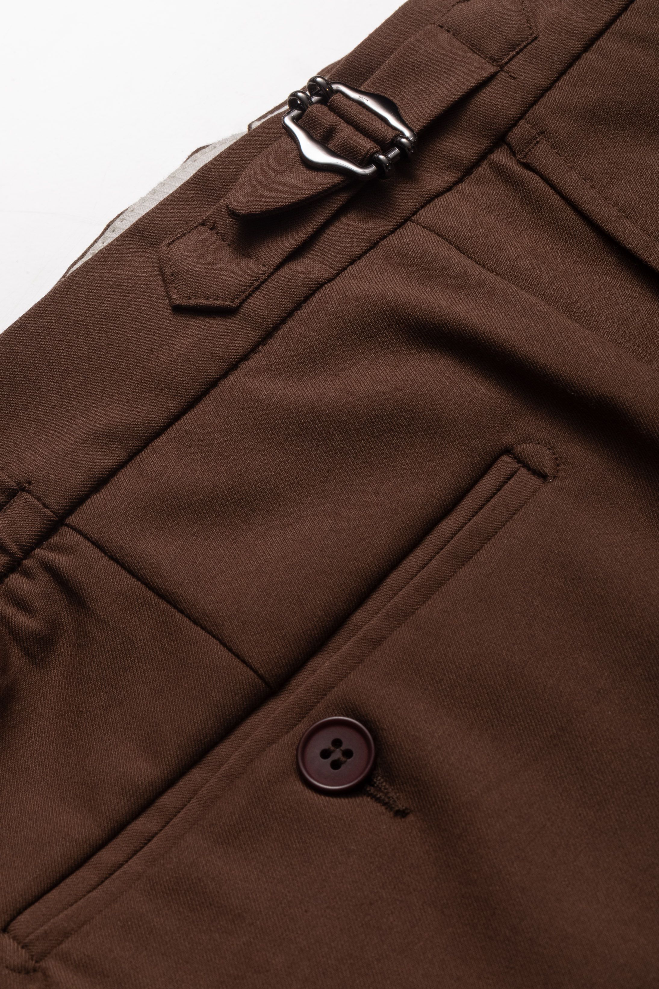 Calça social Slim Fit Milano Marrom