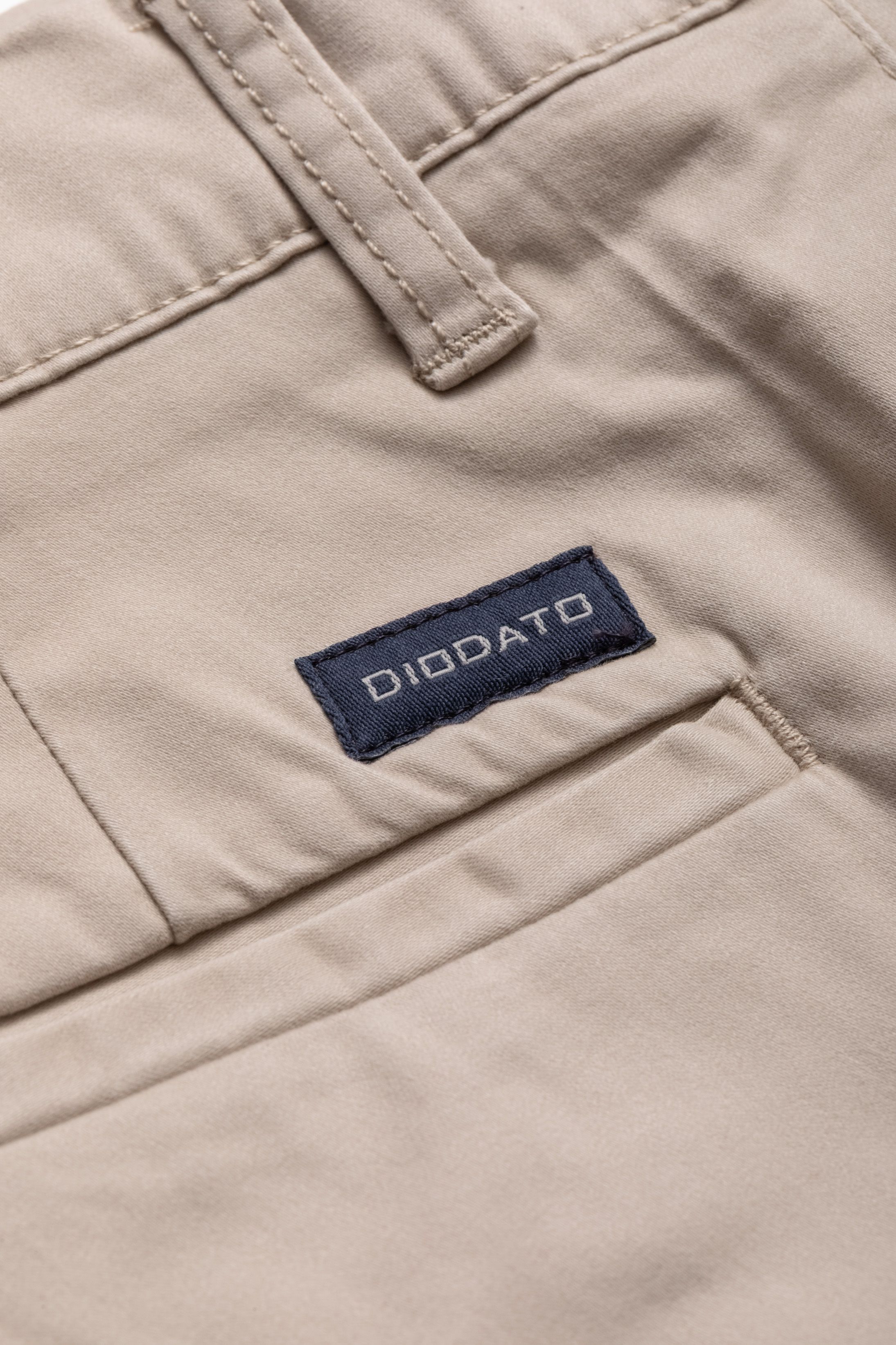 Calça Sport Slim Fit Areia - Diodato Alfaiataria