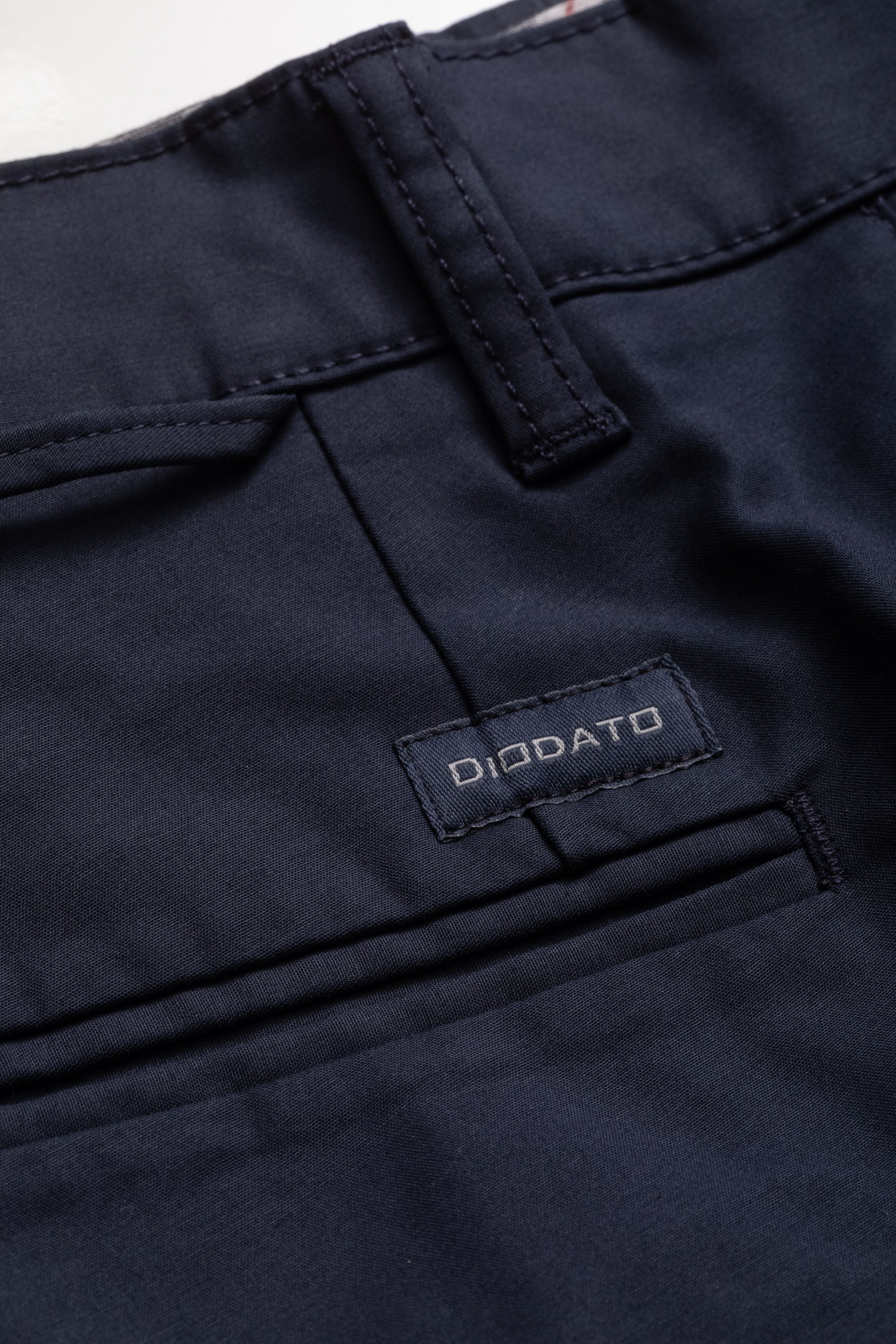 Calça Sport Slim Fit Tessuto Speciale Marinho - Diodato Alfaiataria