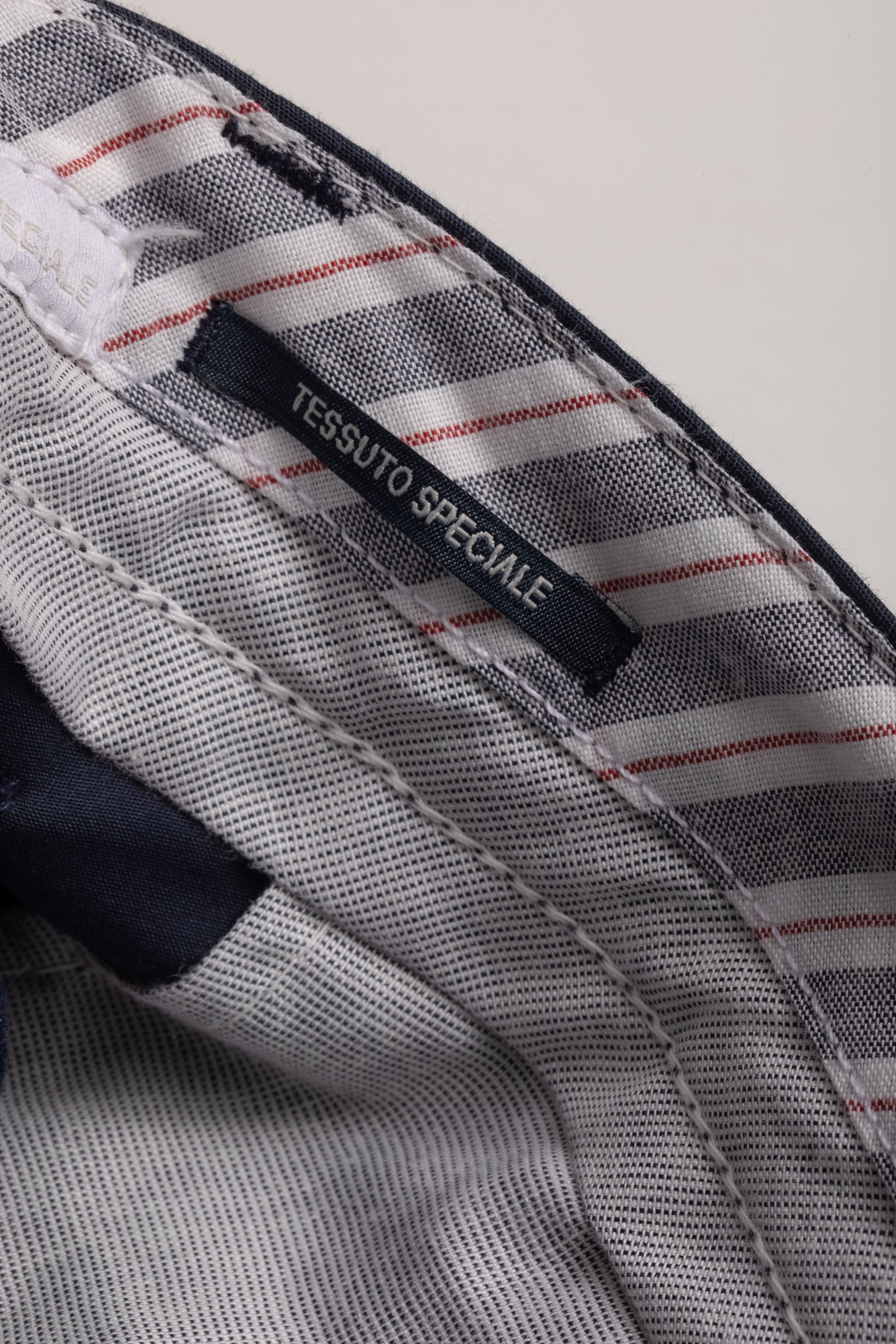 Calça Sport Slim Fit Tessuto Speciale Marinho