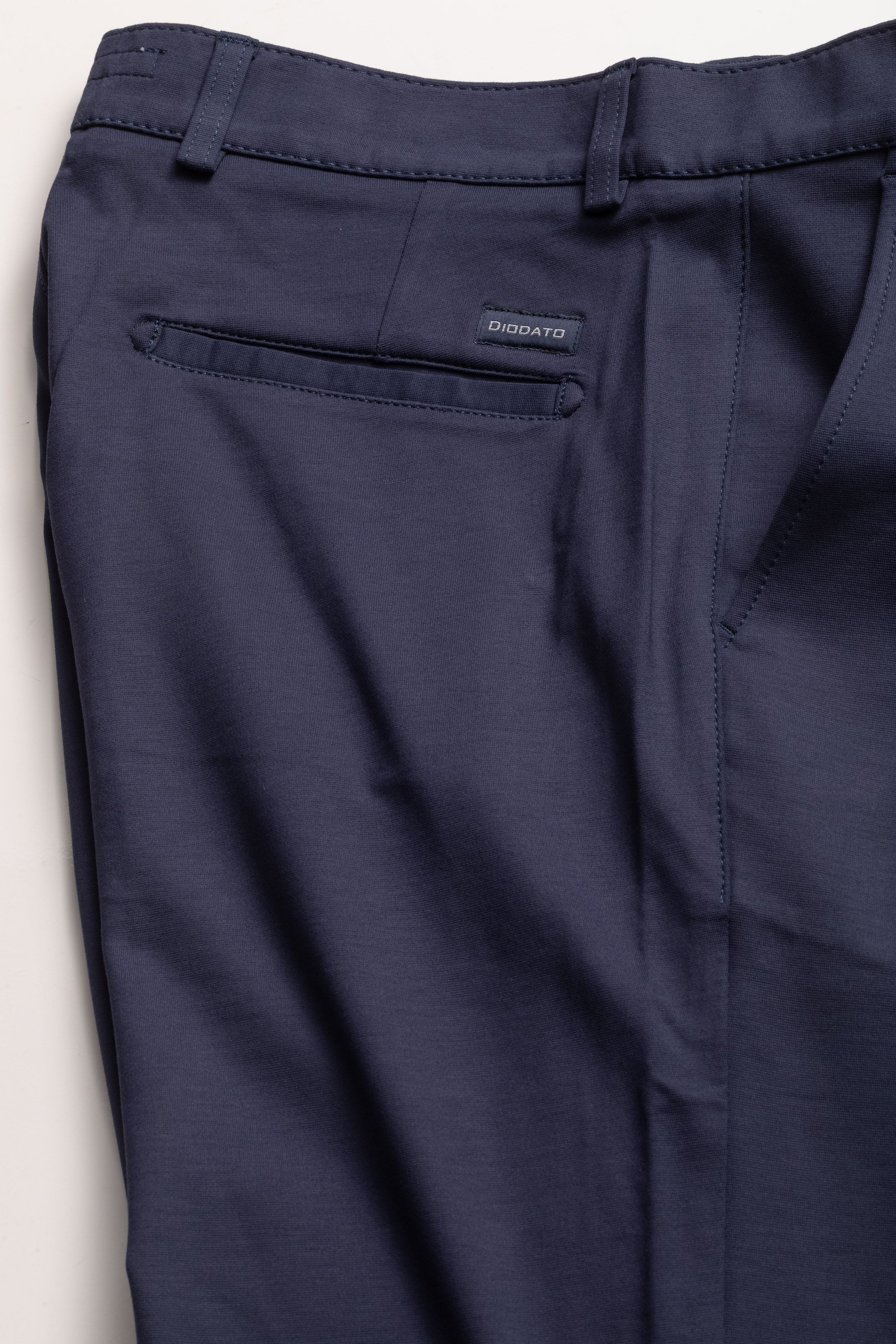 Calça Sport Malha Slim Fit Marinho - Diodato Alfaiataria