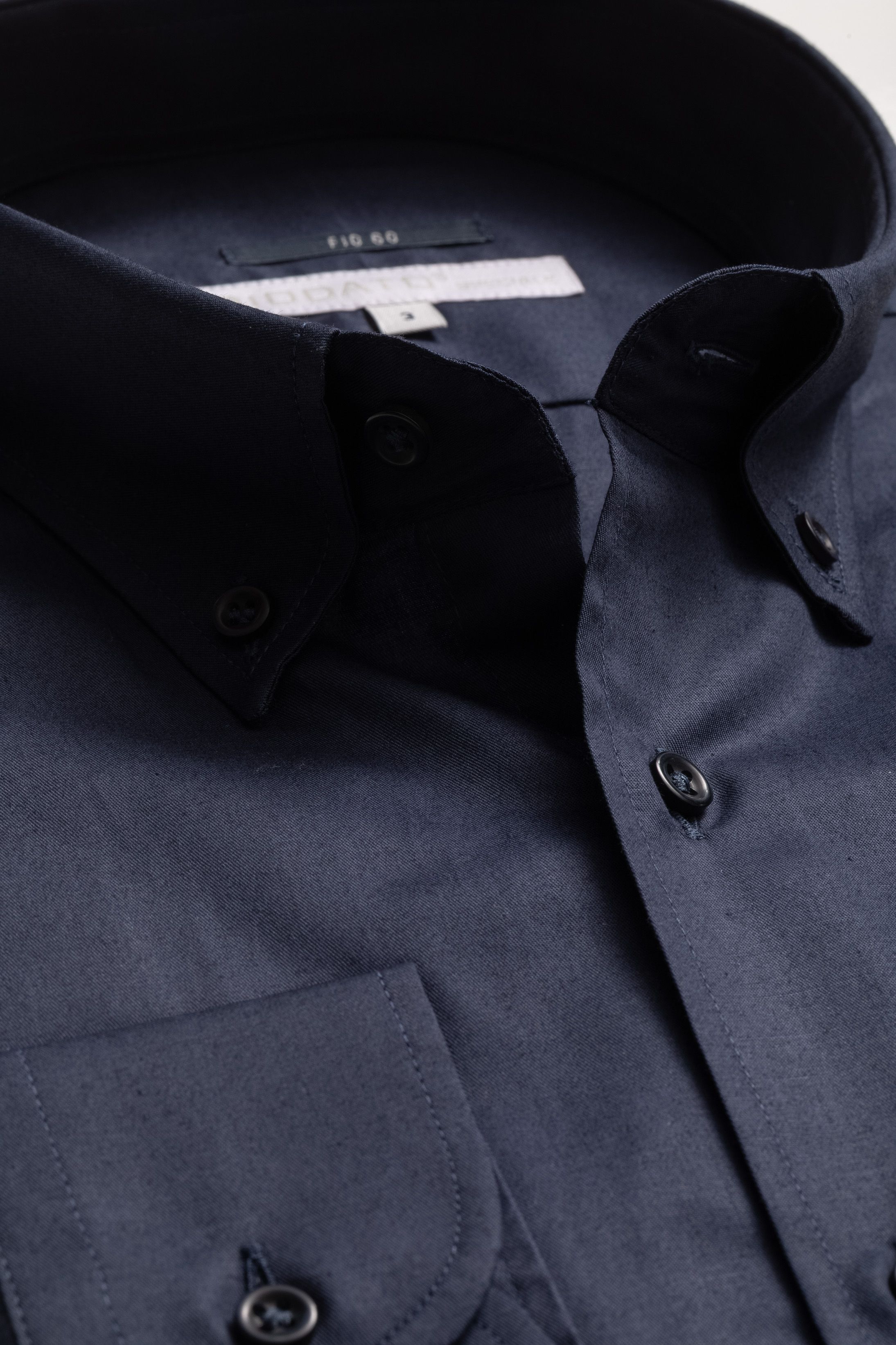 Camisa Manga Longa Regular Marinho