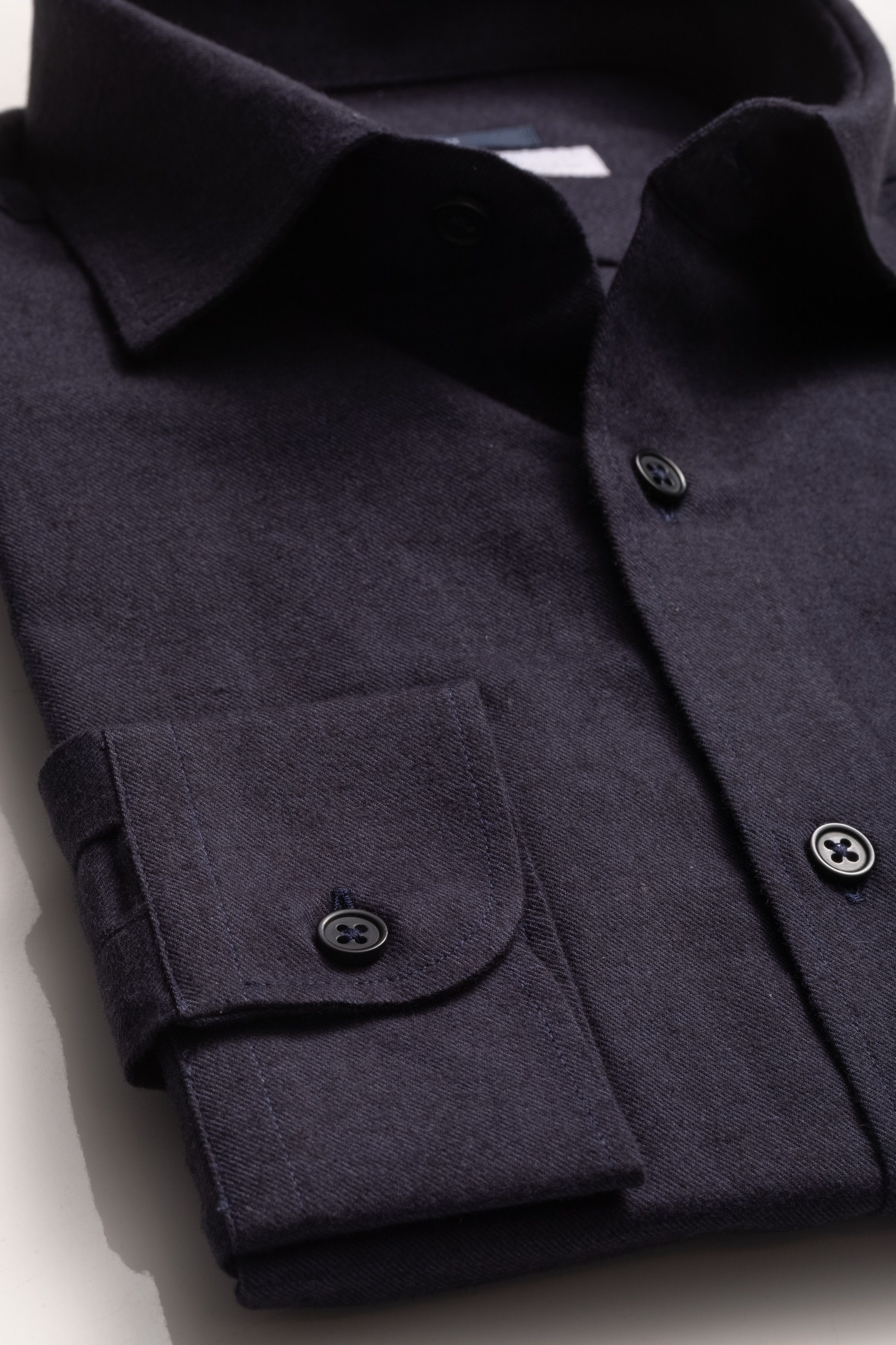 Camisa Manga Longa Slim fit Marinho - Diodato Alfaiataria