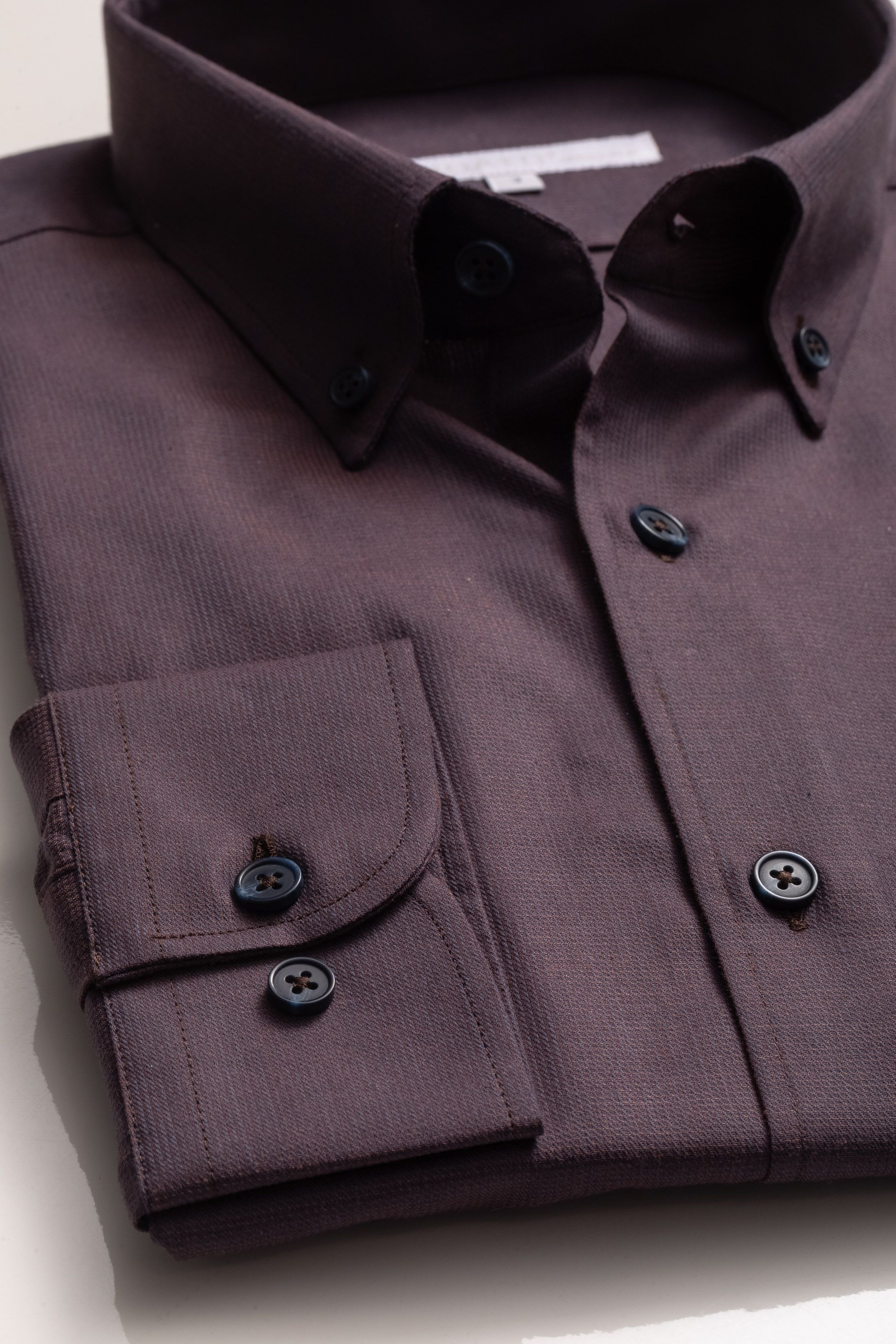 Camisa Manga Longa Regular Vinho - Diodato Alfaiataria