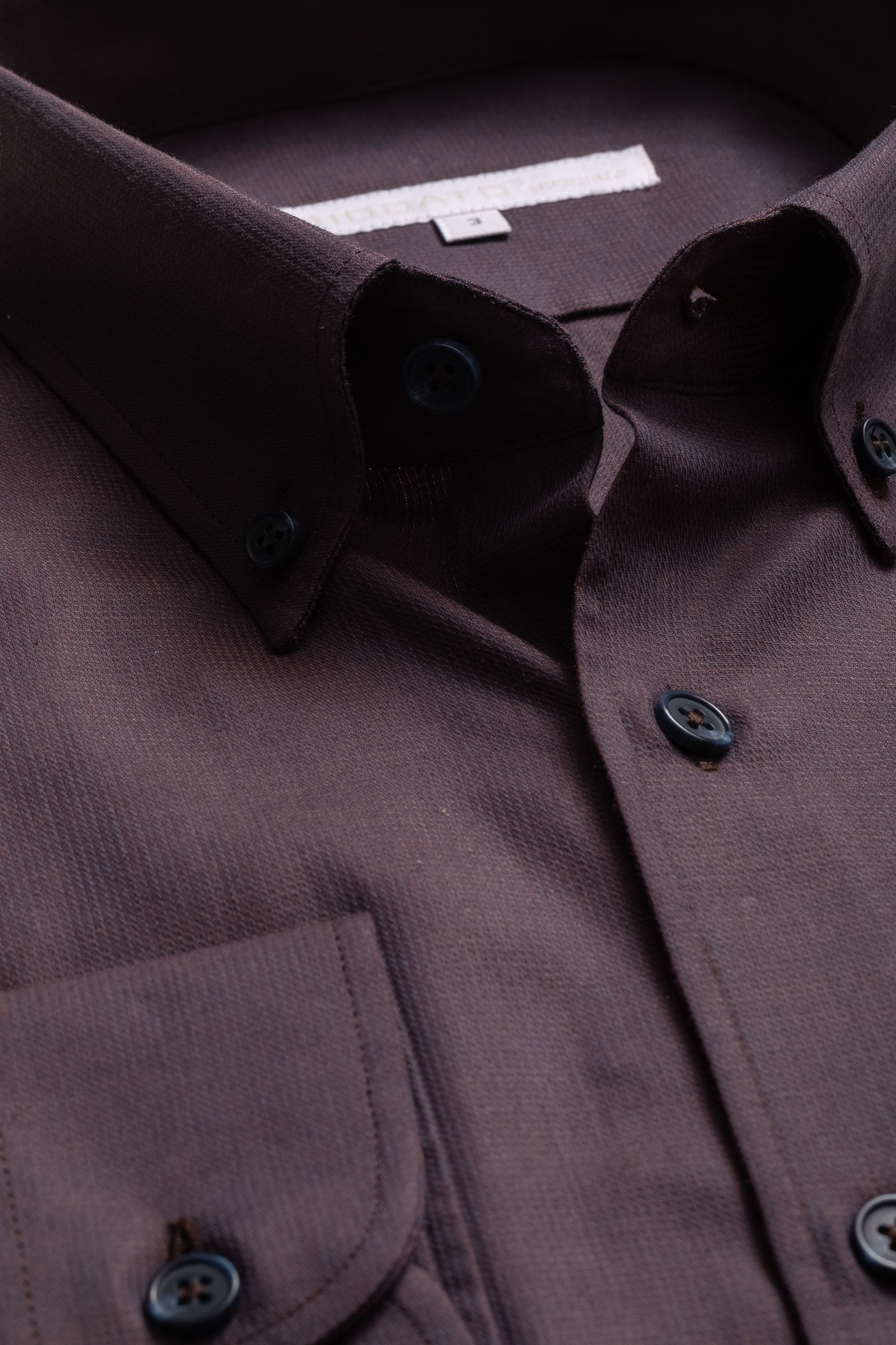 Camisa Manga Longa Regular Vinho