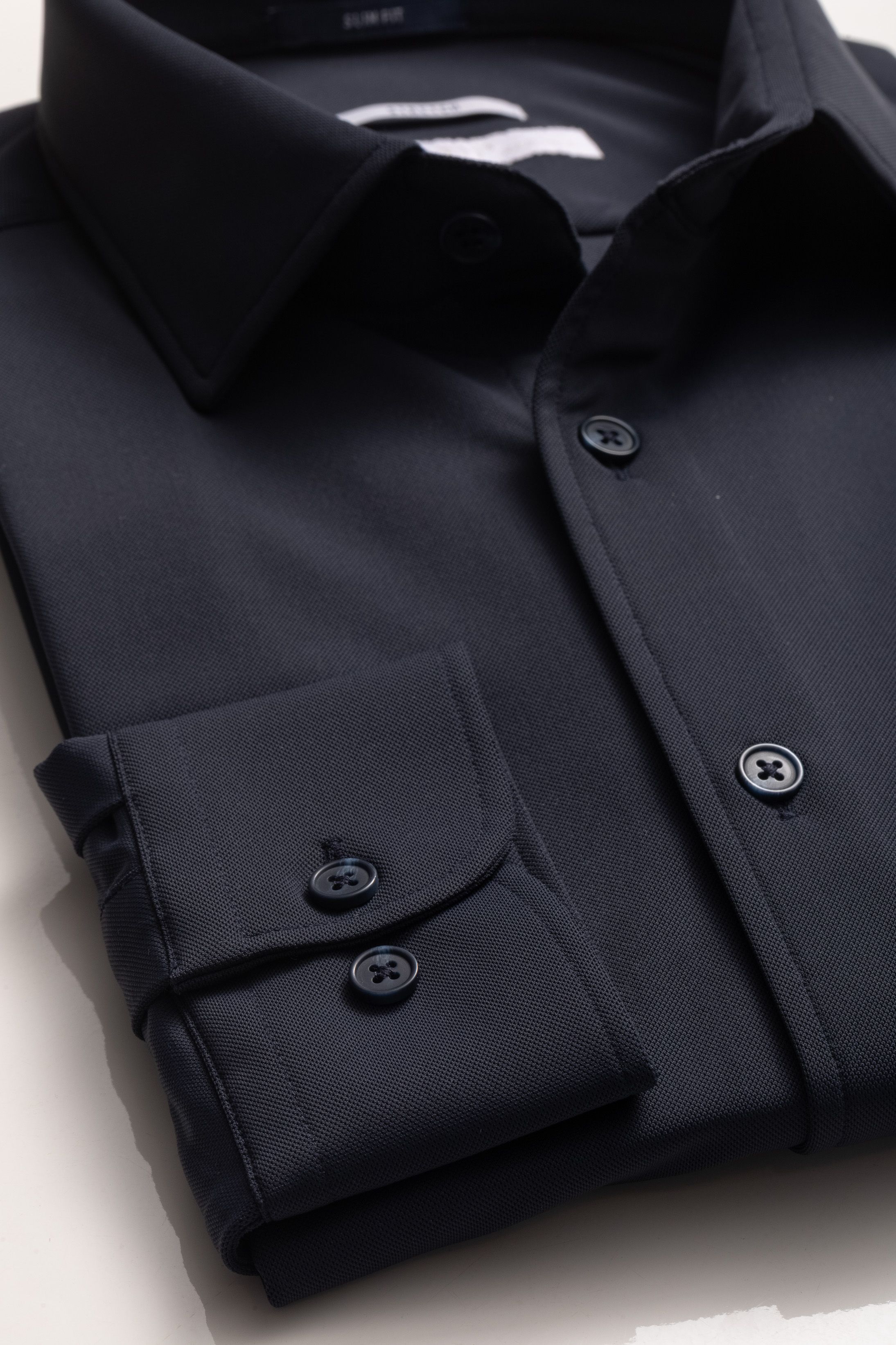 Camisa Manga Longa Slim fit Marinho - Diodato Alfaiataria