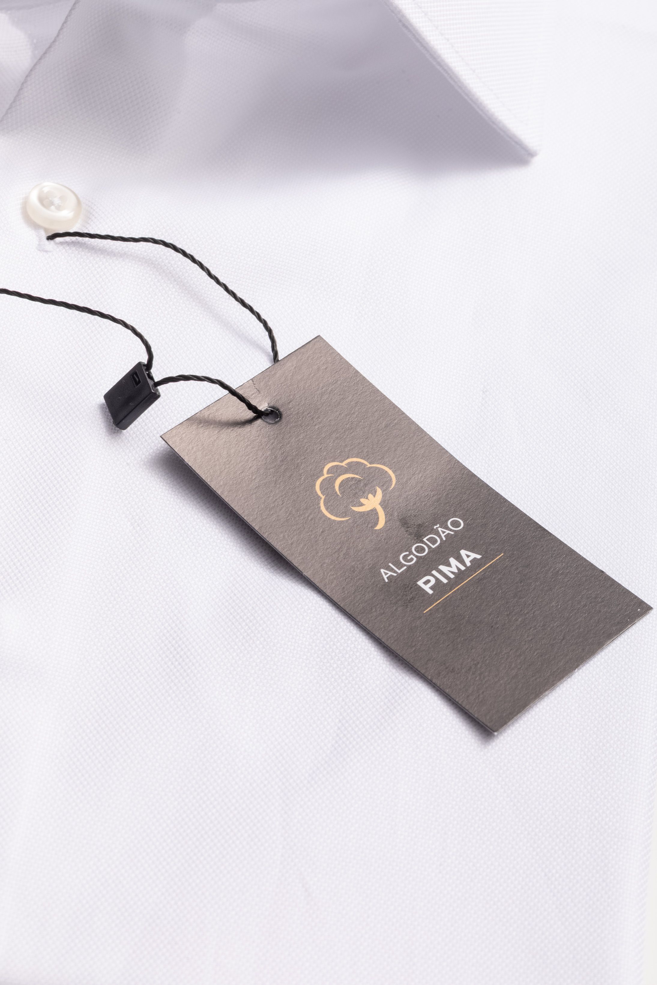 Camisa Social Slim Fit Fio 120 Pima Cotton Extra longo