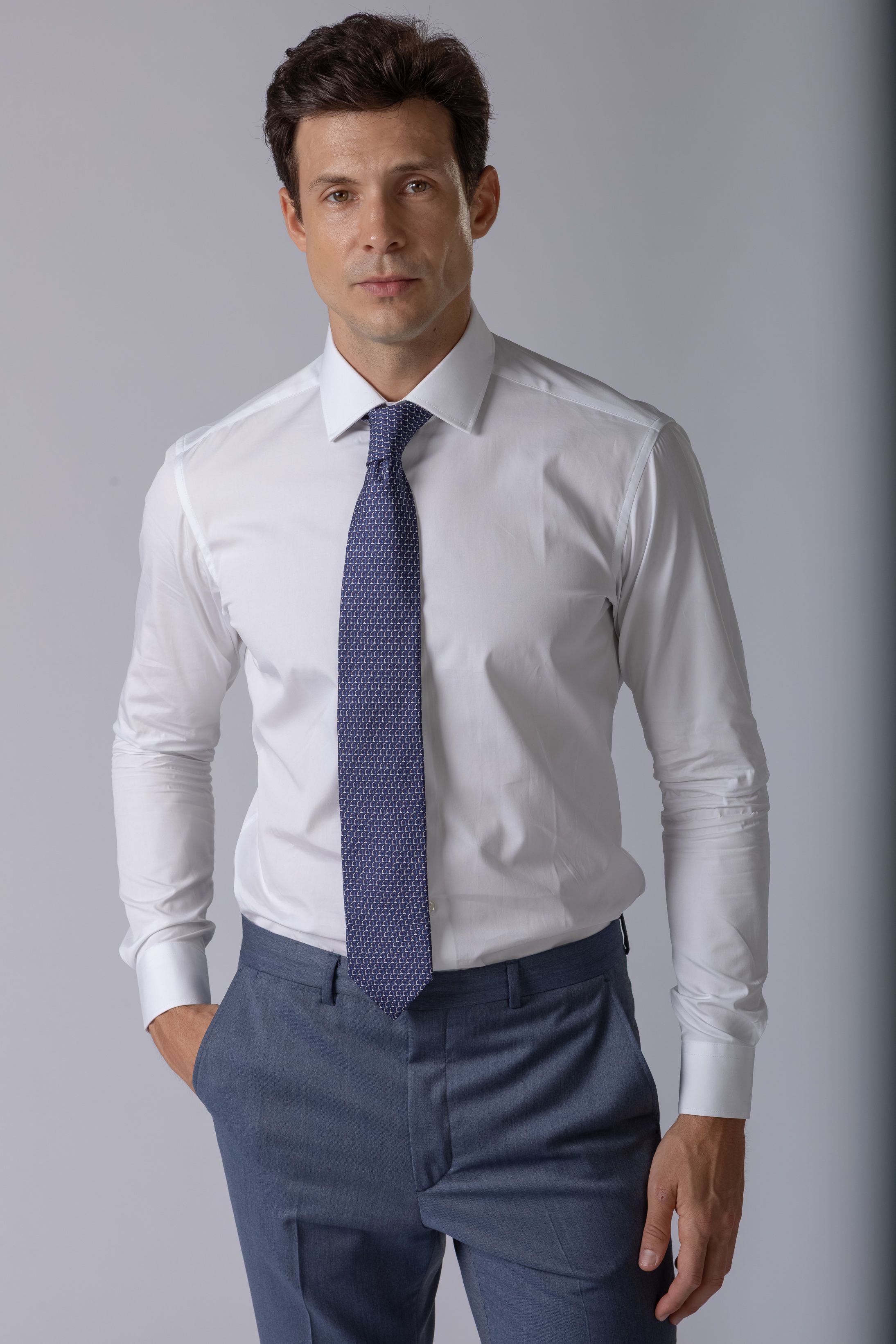 Costume Super 120 Slim Azul
