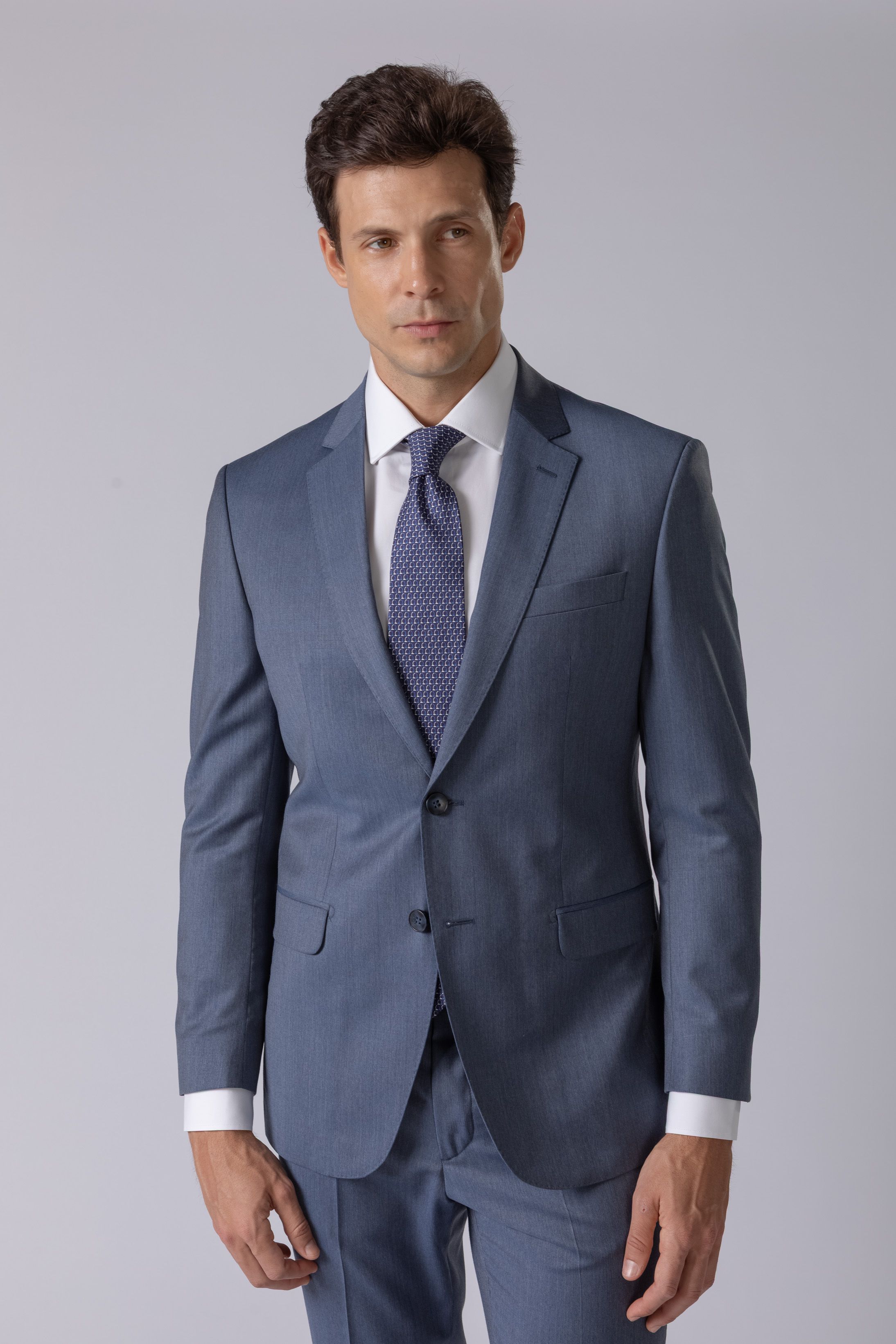 Costume Super 120 Slim Azul