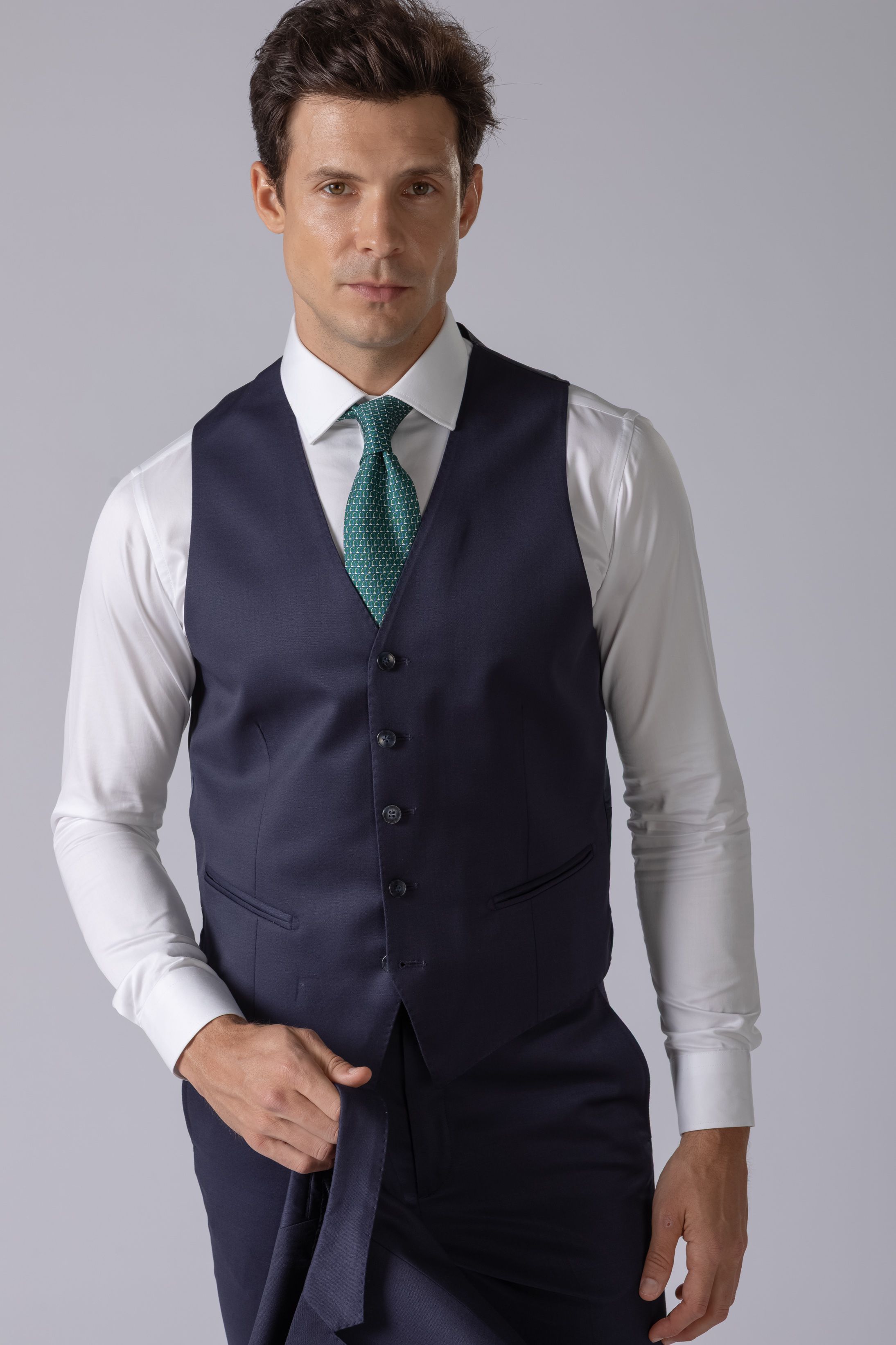 Terno Super 120 Slim Marinho 
