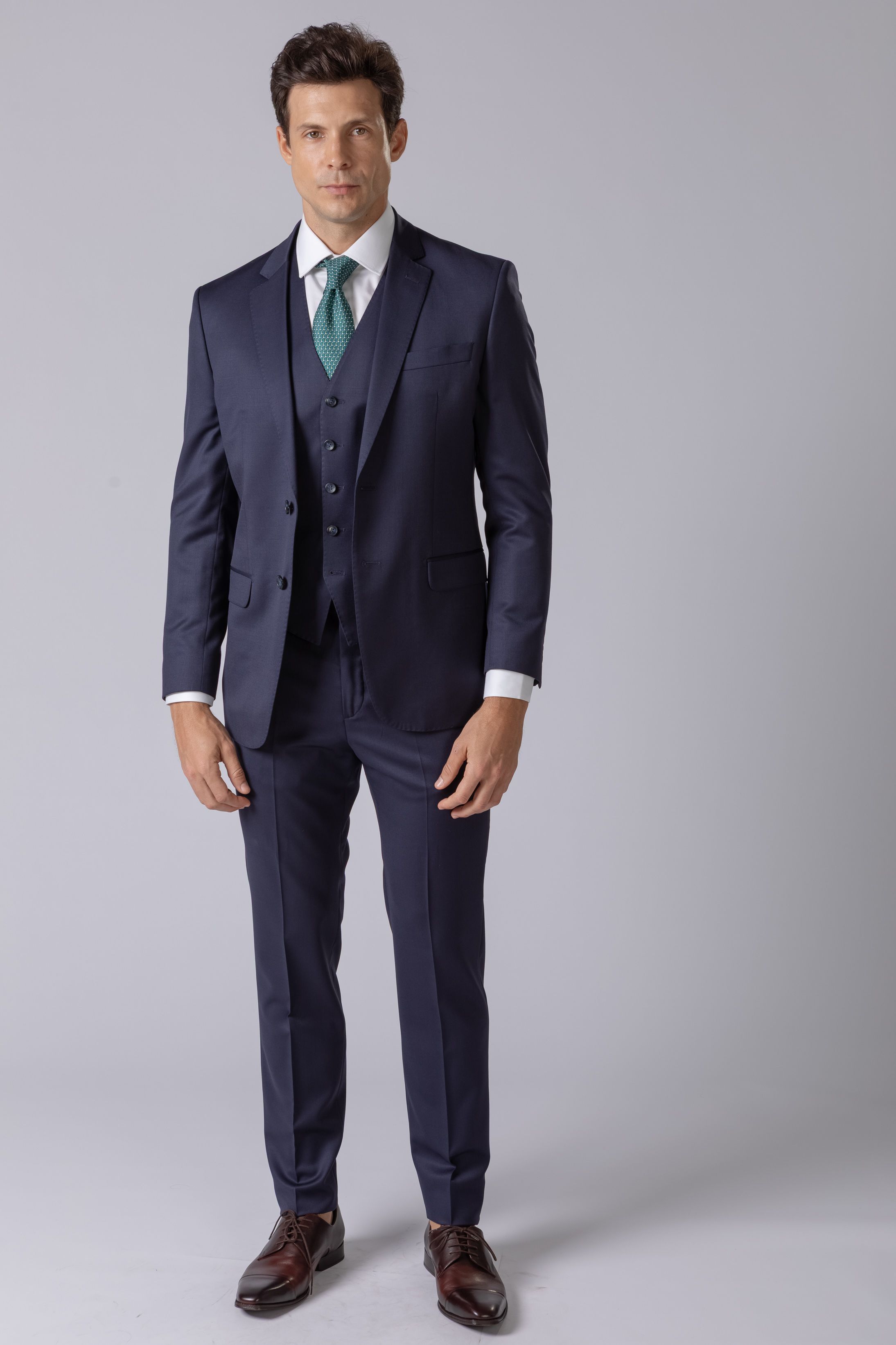 Terno Super 120 Slim Marinho - Diodato Alfaiataria