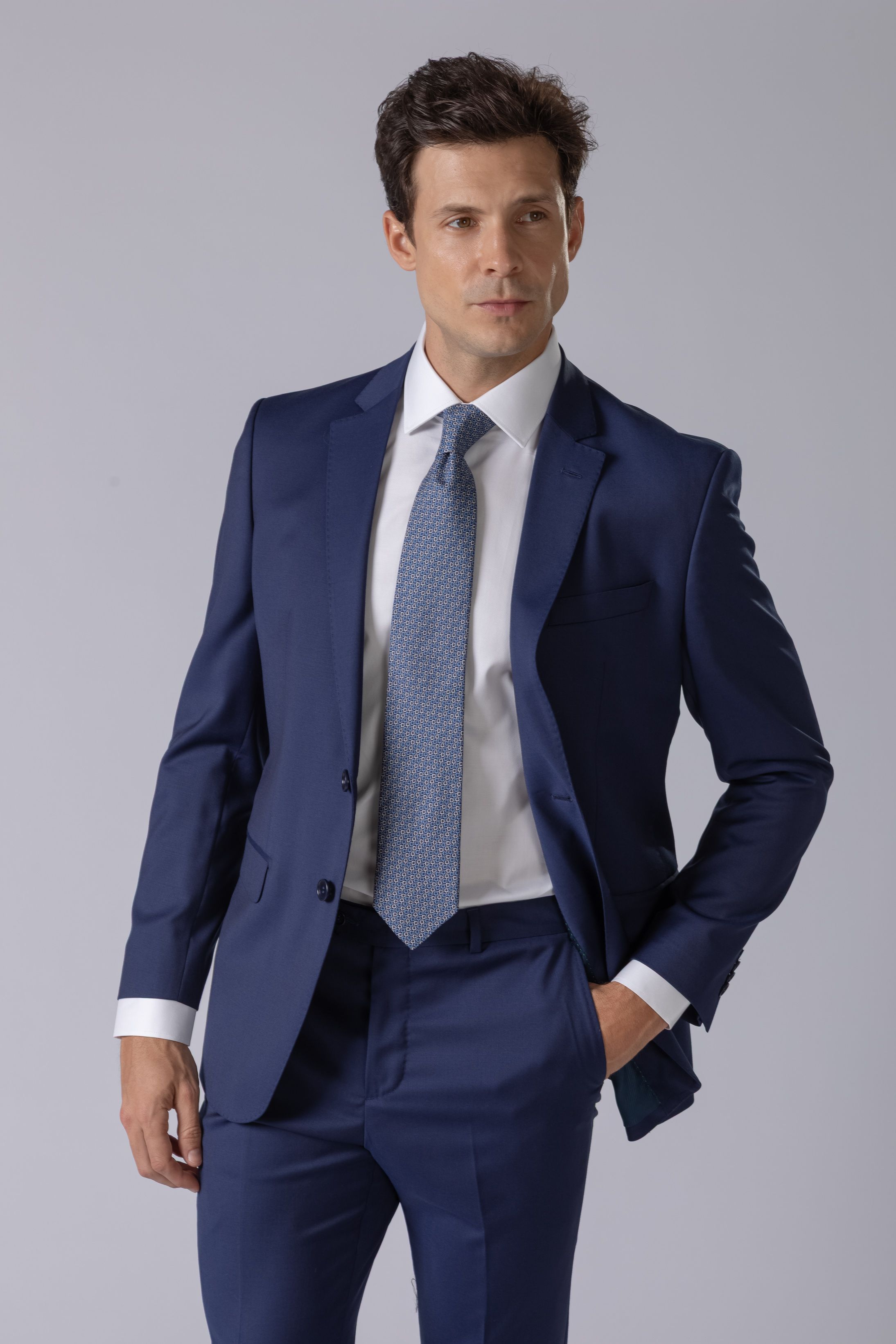 Costume Reda Super 110 Slim Azul - Diodato Alfaiataria