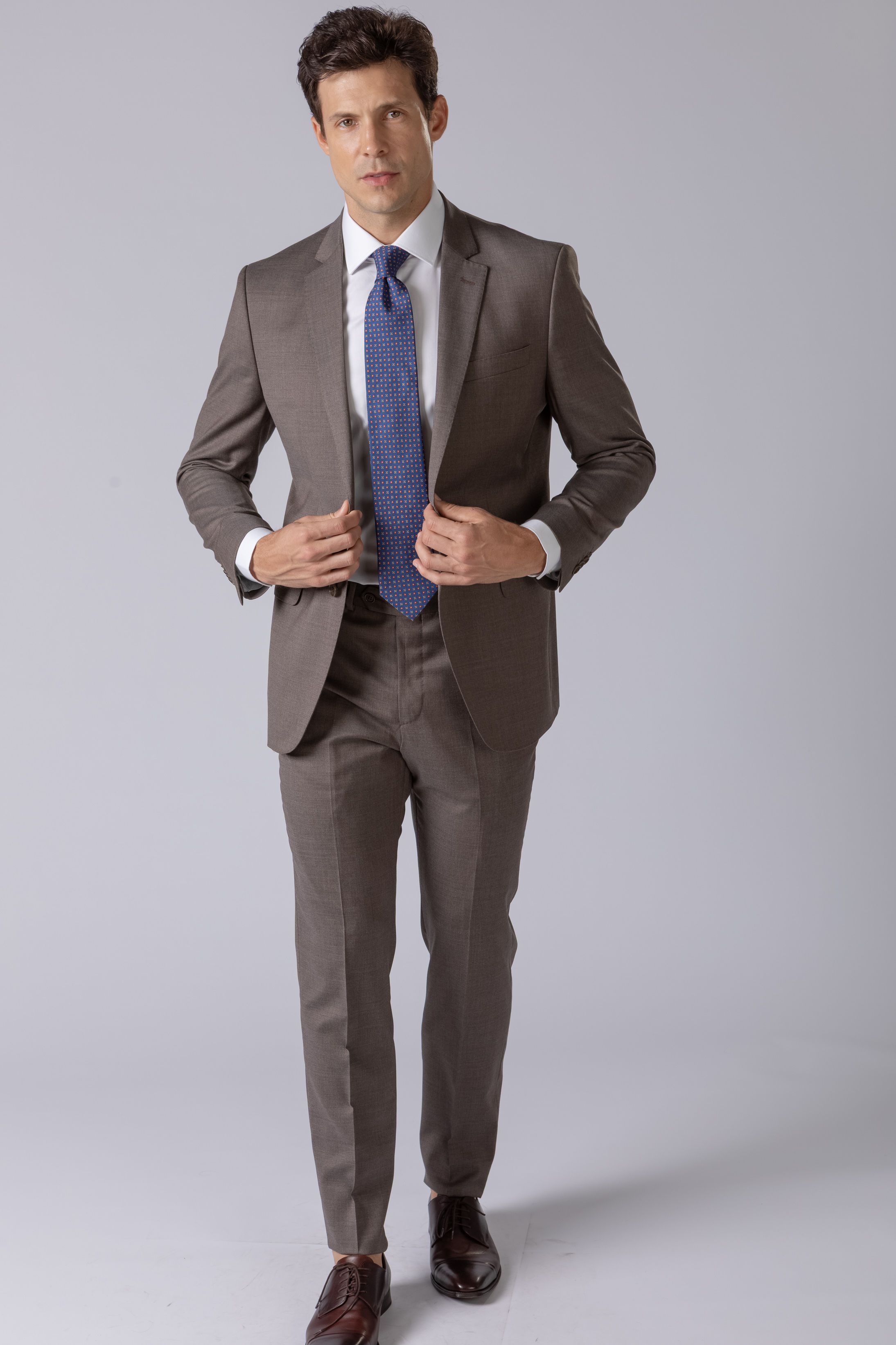 Costume Reda Super 110 Slim Castor - Diodato Alfaiataria