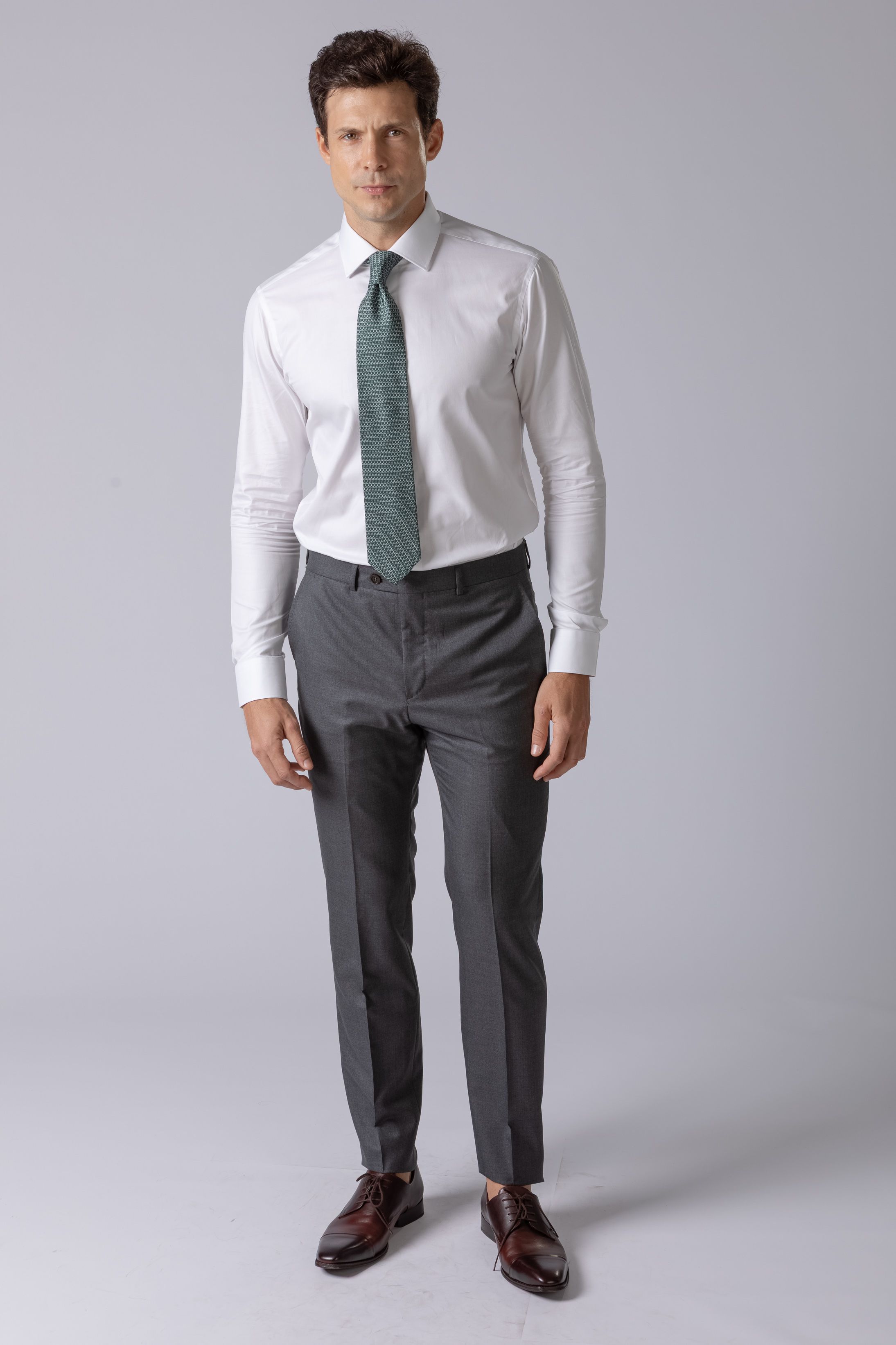 Costume Canônico Super 150 Slim Cinza Médio