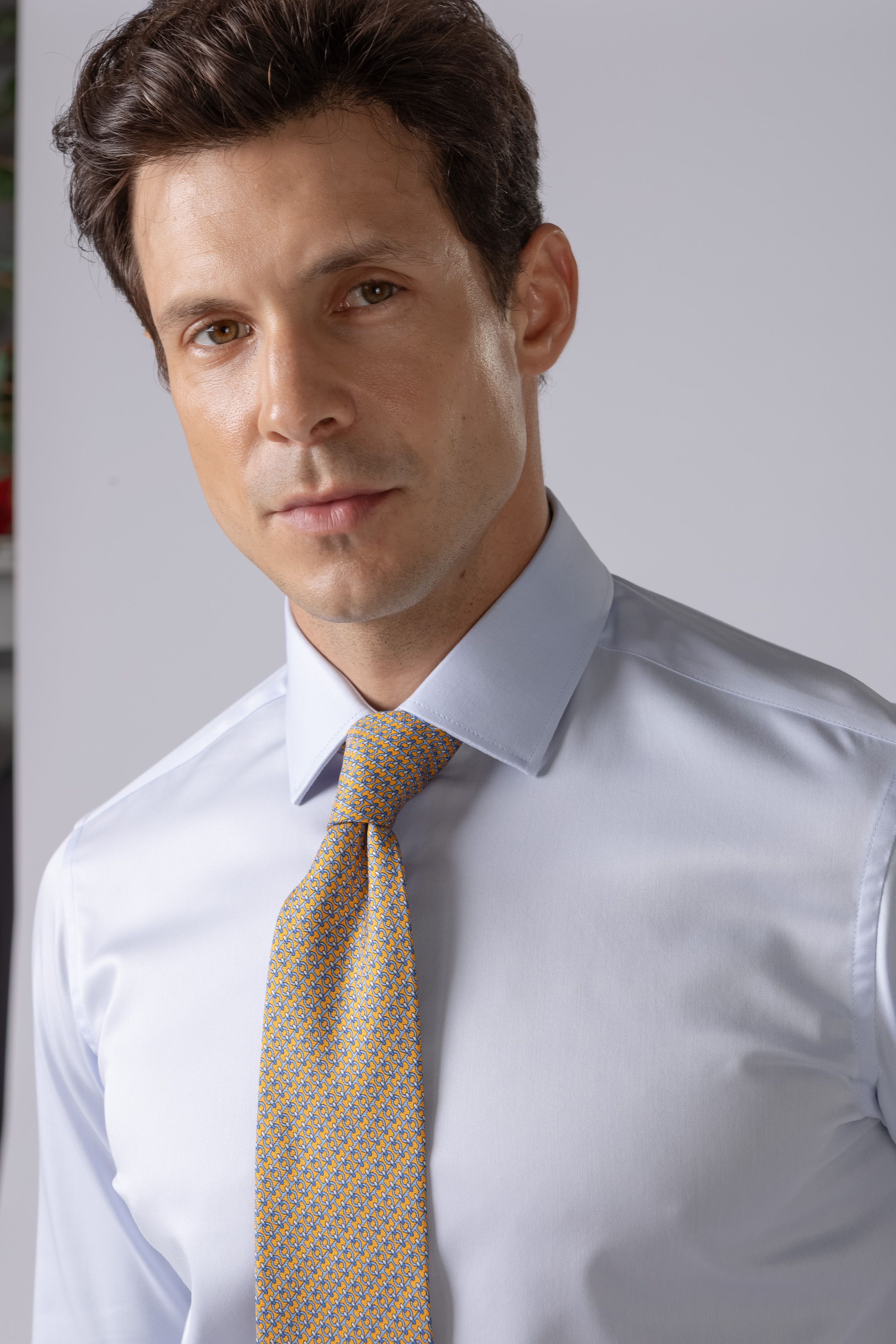 Camisa Social Slim Fit Fio 100 Pima Cotton