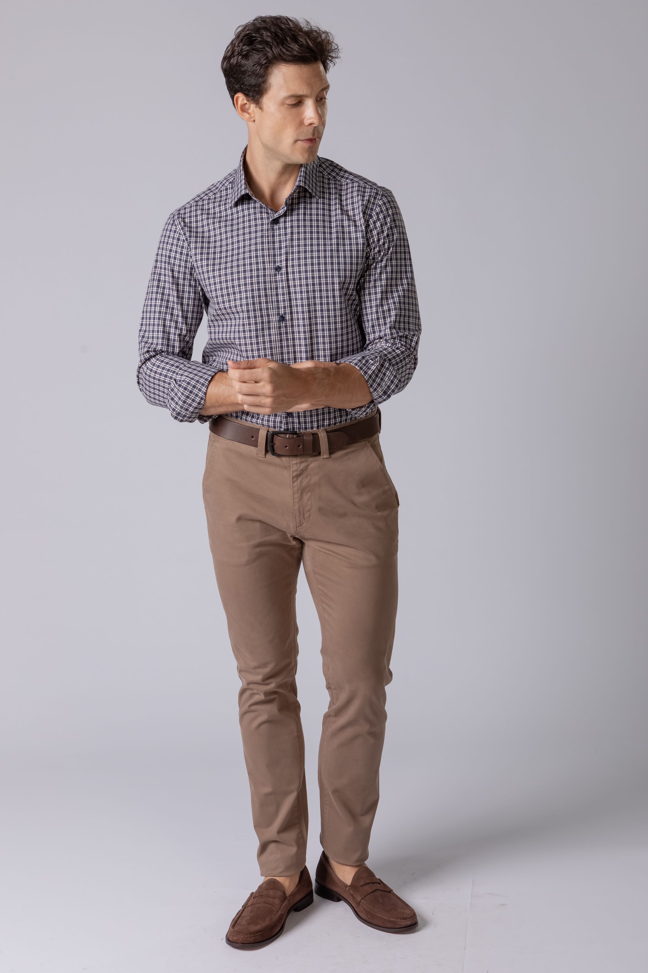 Calça Sport Slim Fit Marrom