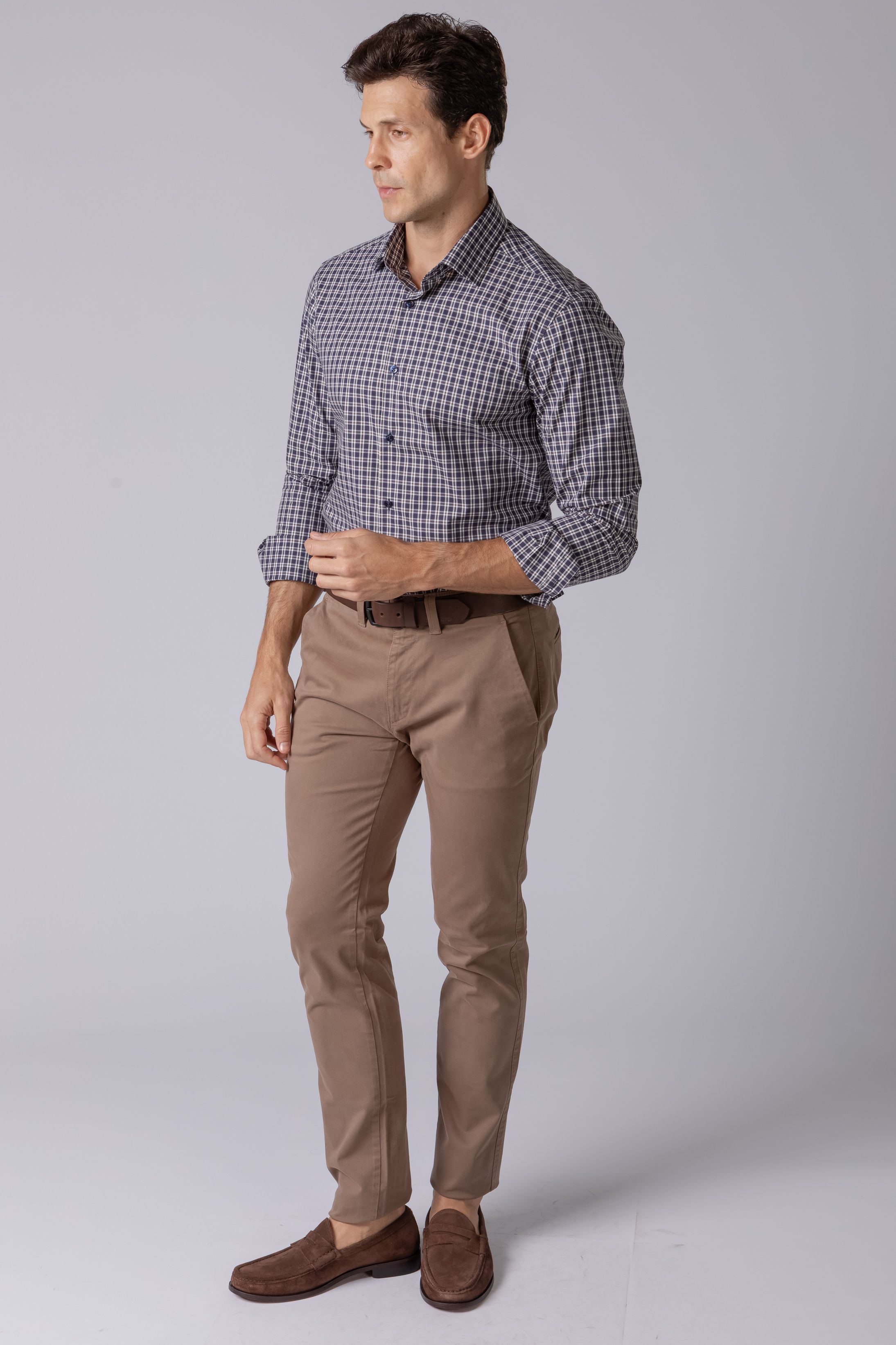 Calça Sport Slim Fit Marrom