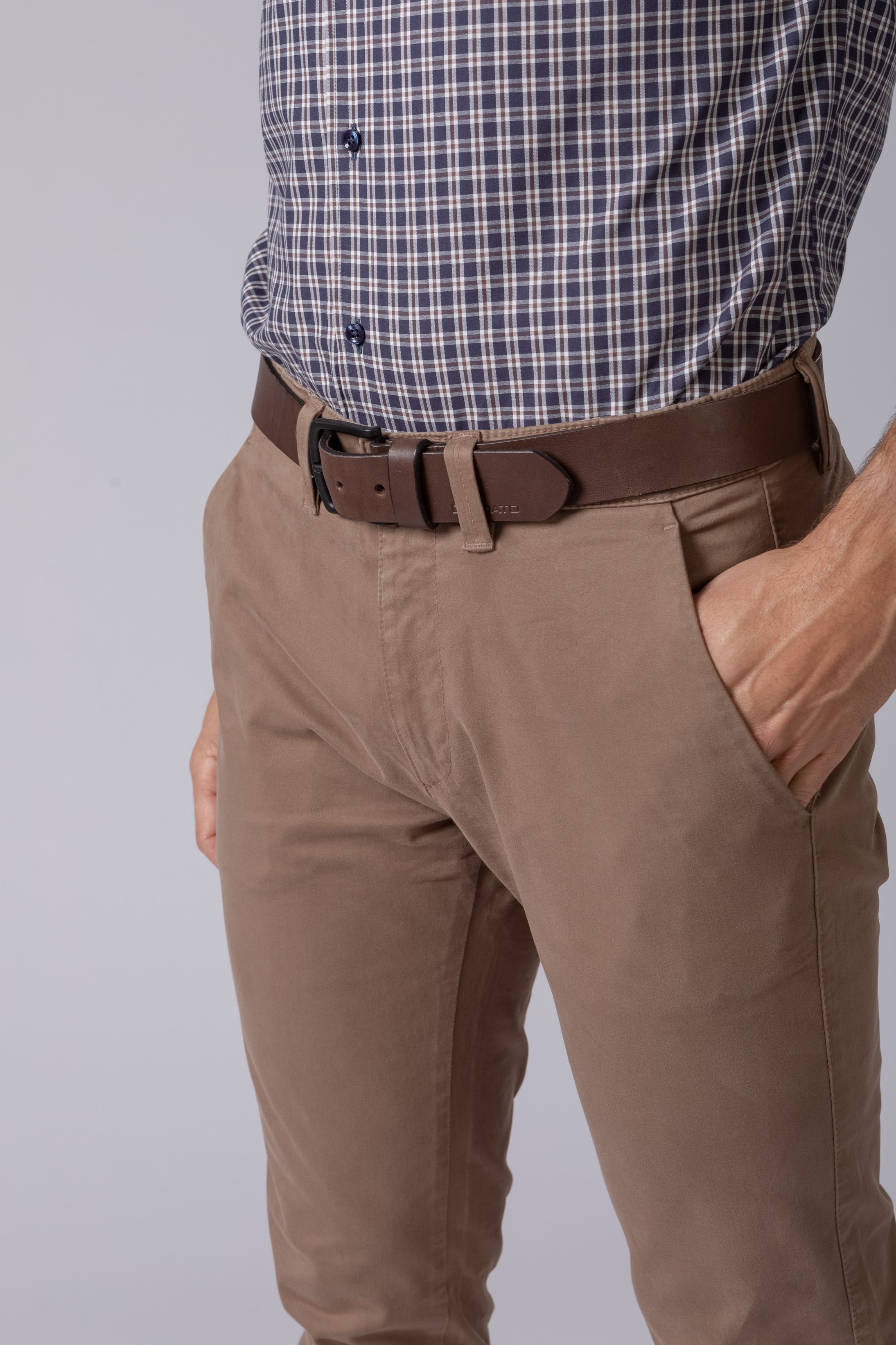 Calça Sport Slim Fit Marrom