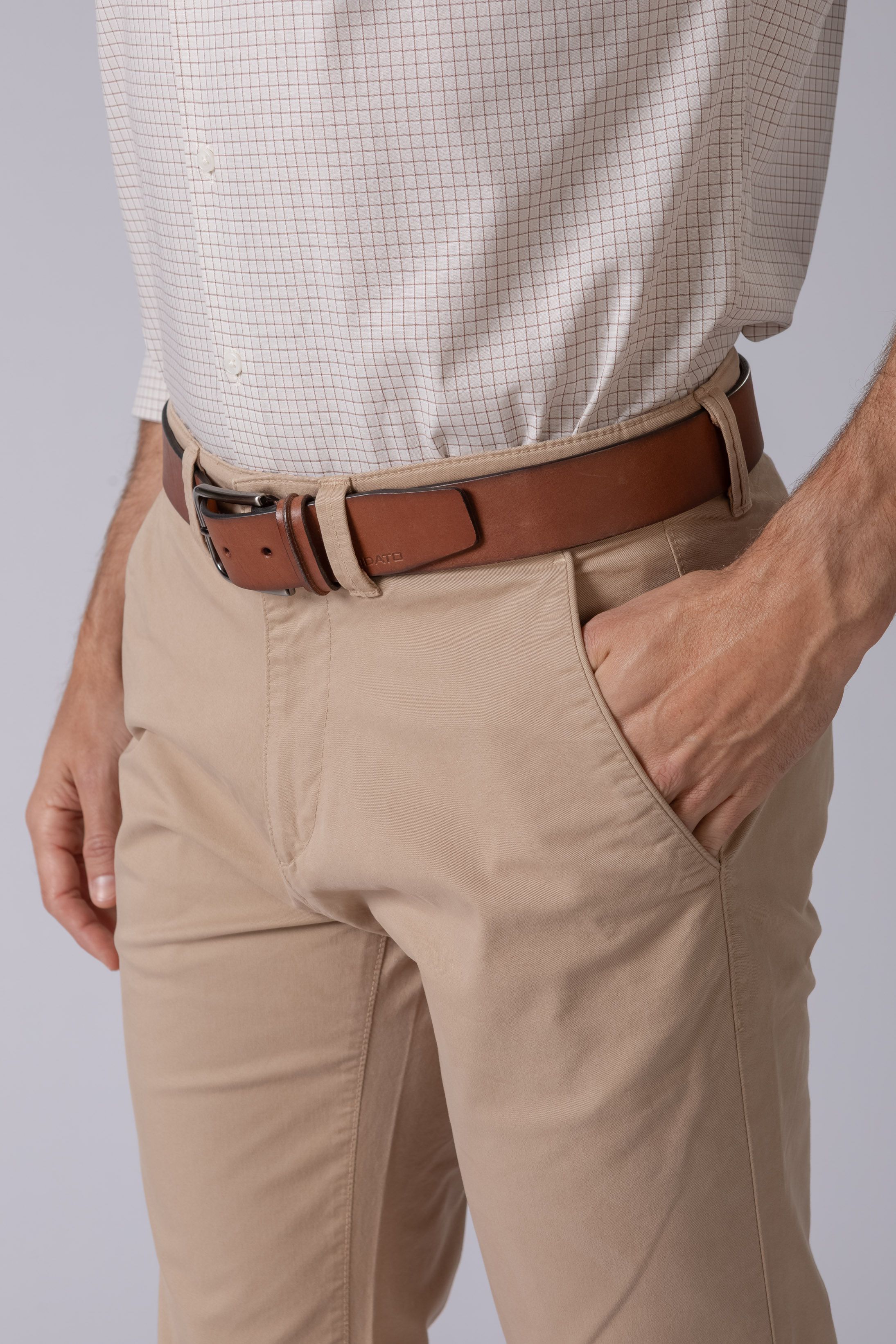 Calça Sport Slim Fit Areia