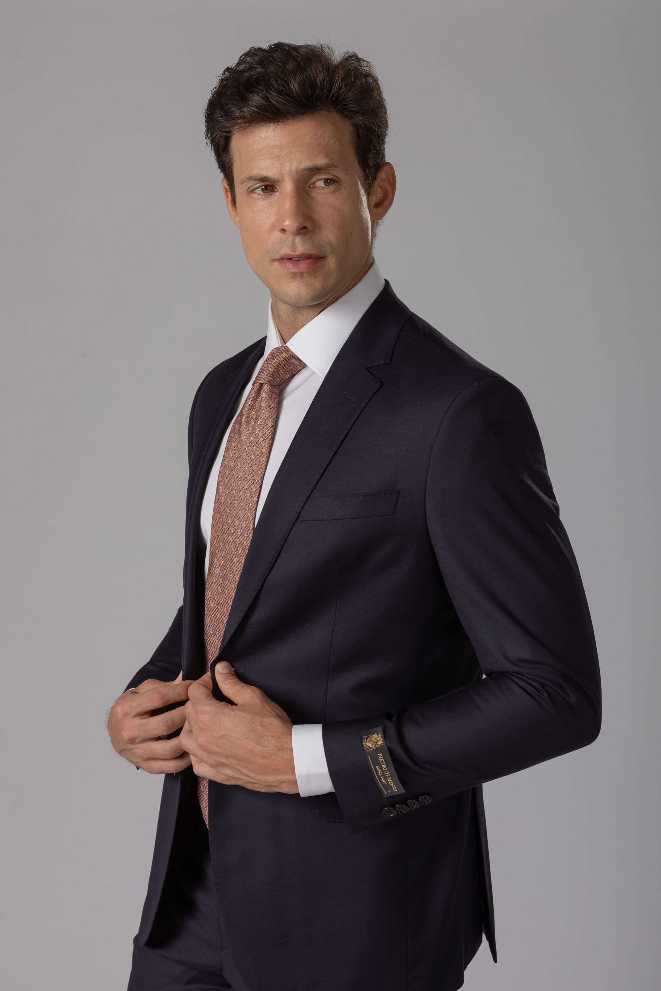 Costume Super 140 Slim Marinho noite