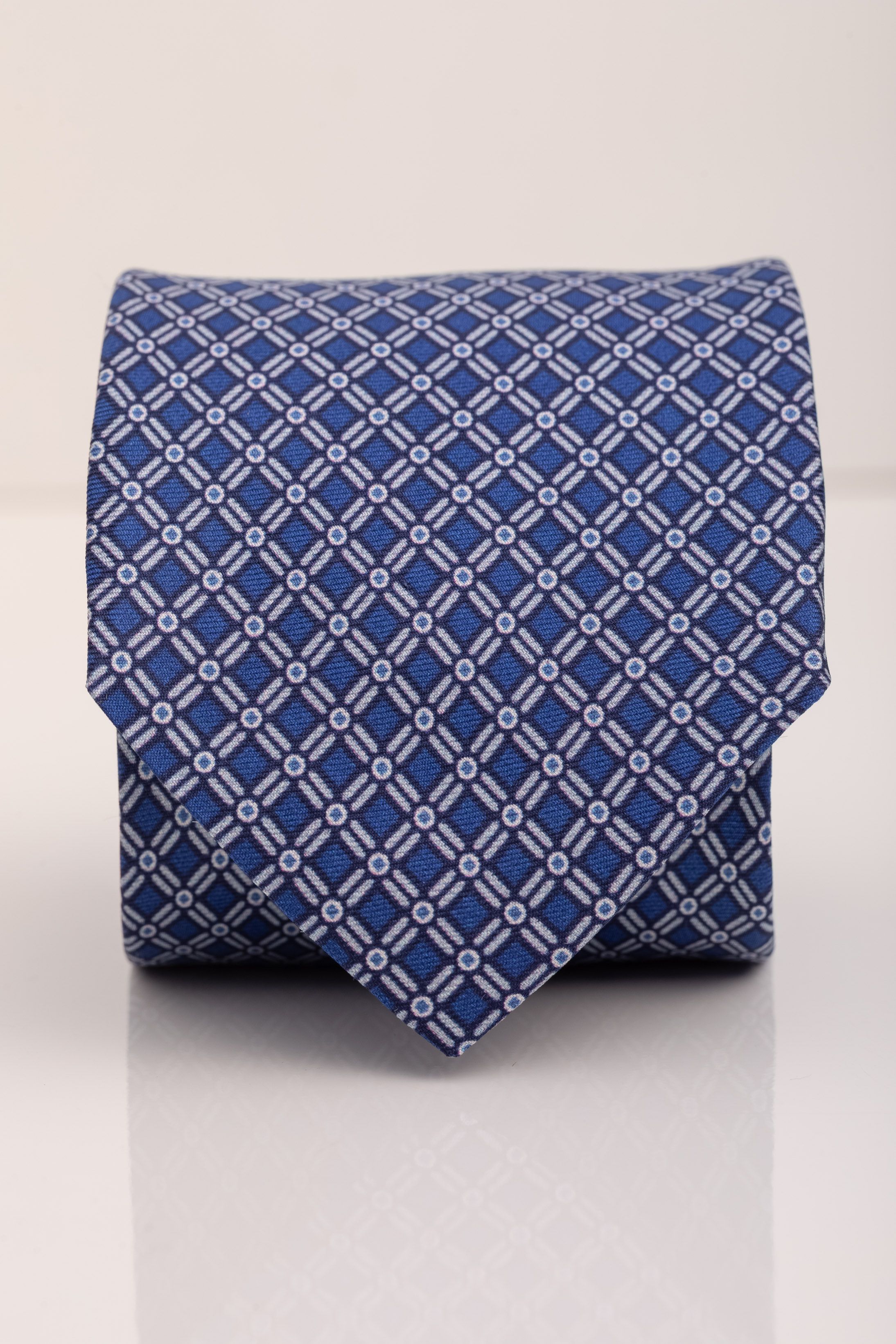 Gravata Seda Italiana azul 