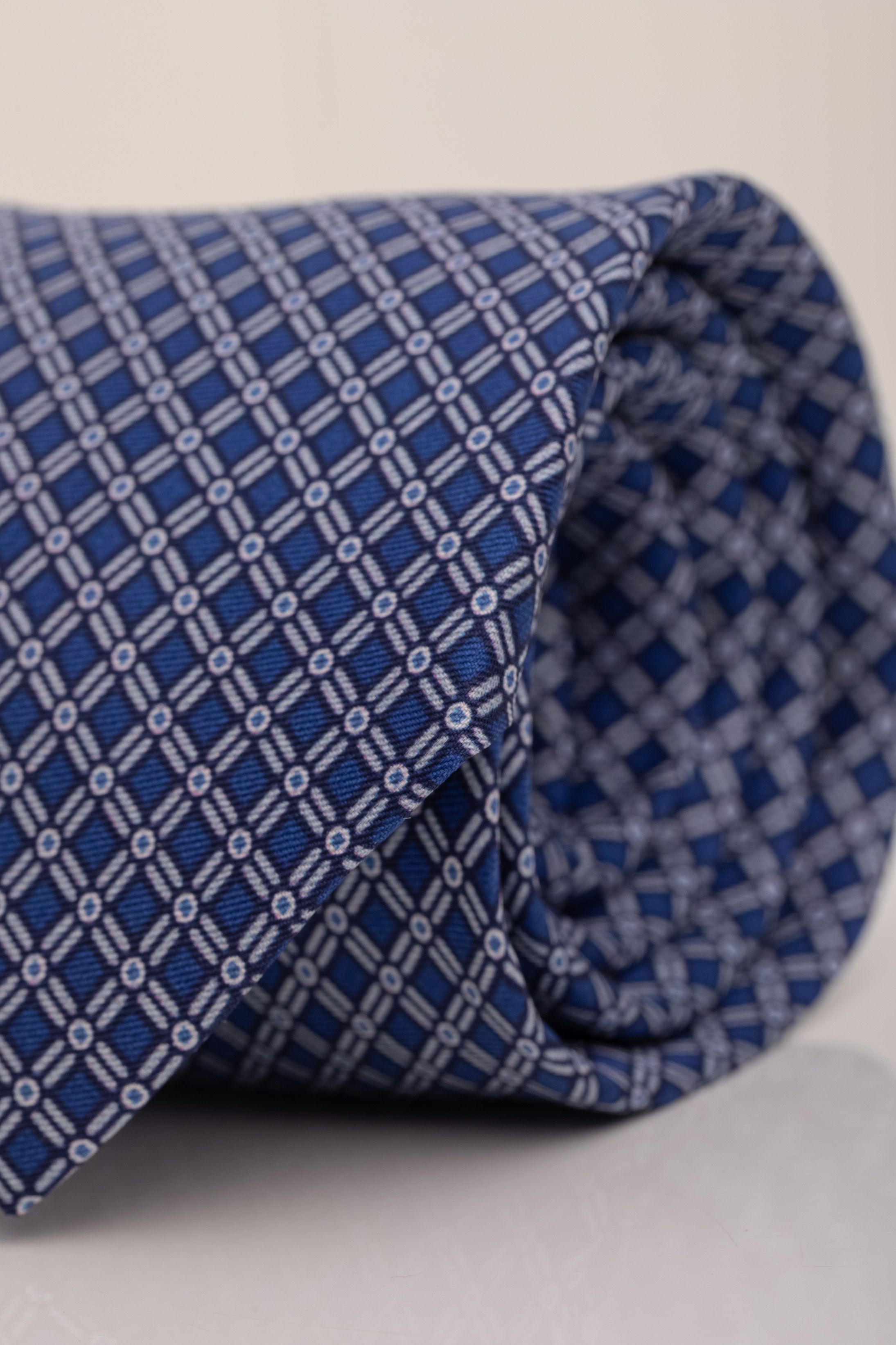 Gravata Seda Italiana azul 