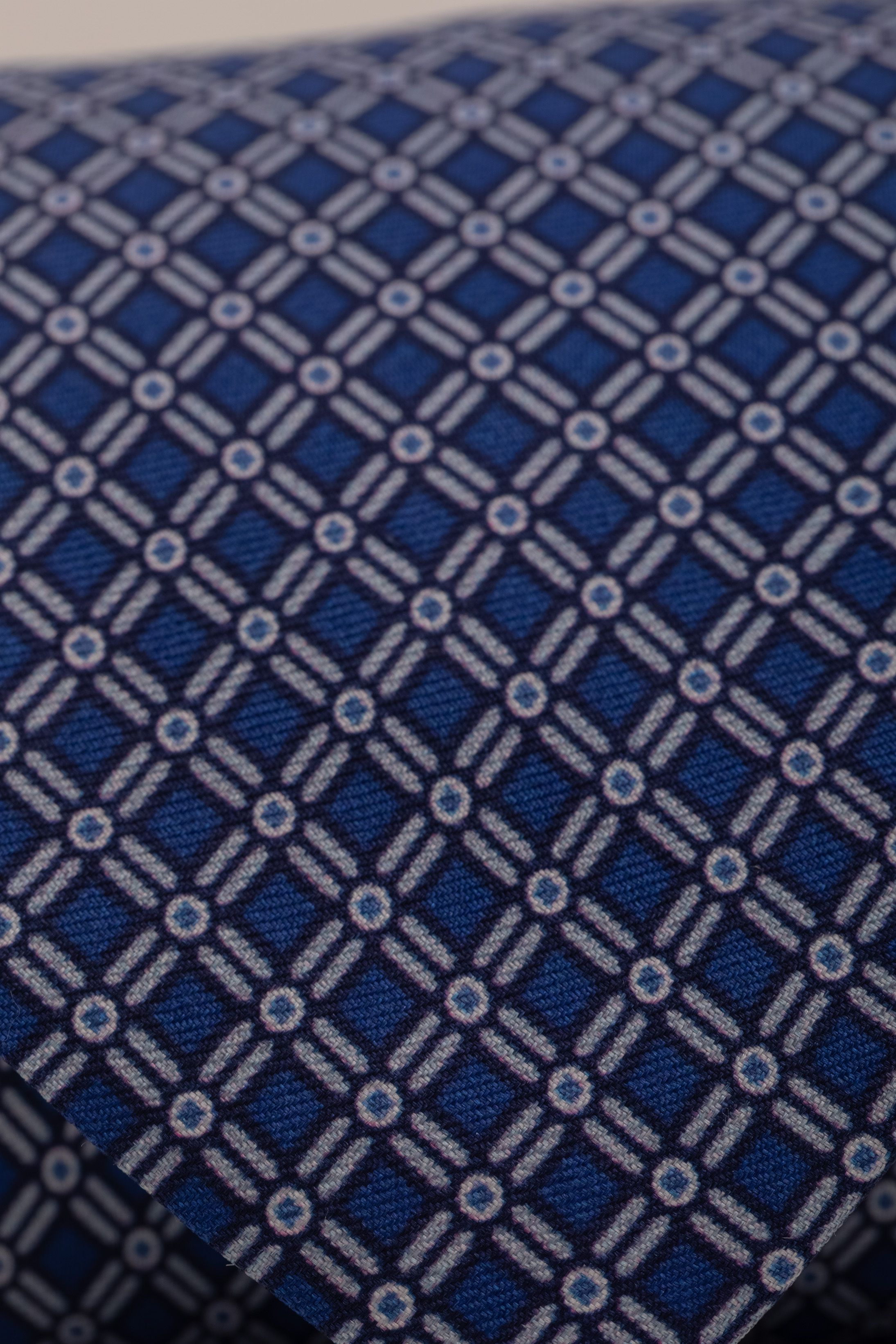 Gravata Seda Italiana azul 