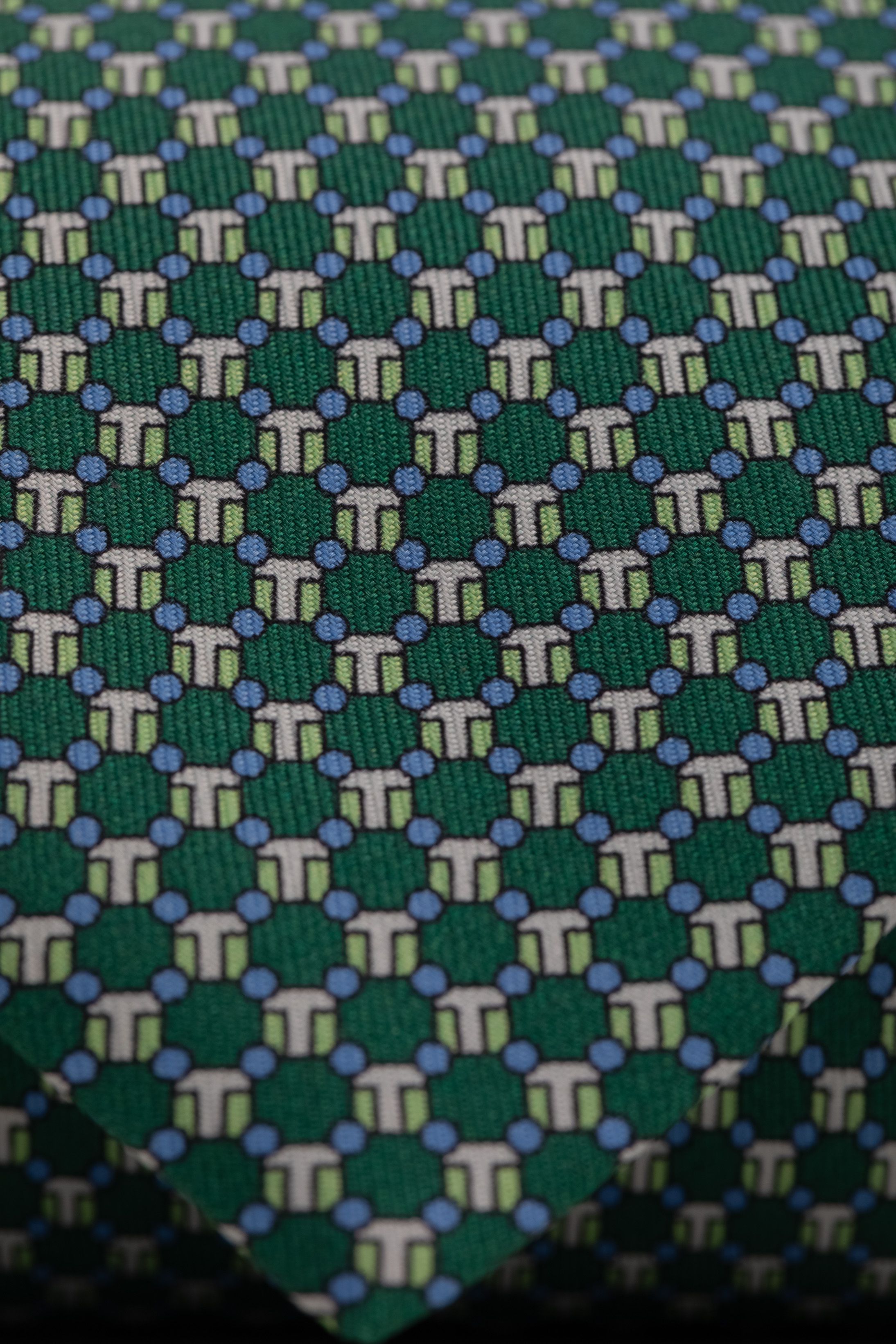 Gravata Seda Italiana Verde