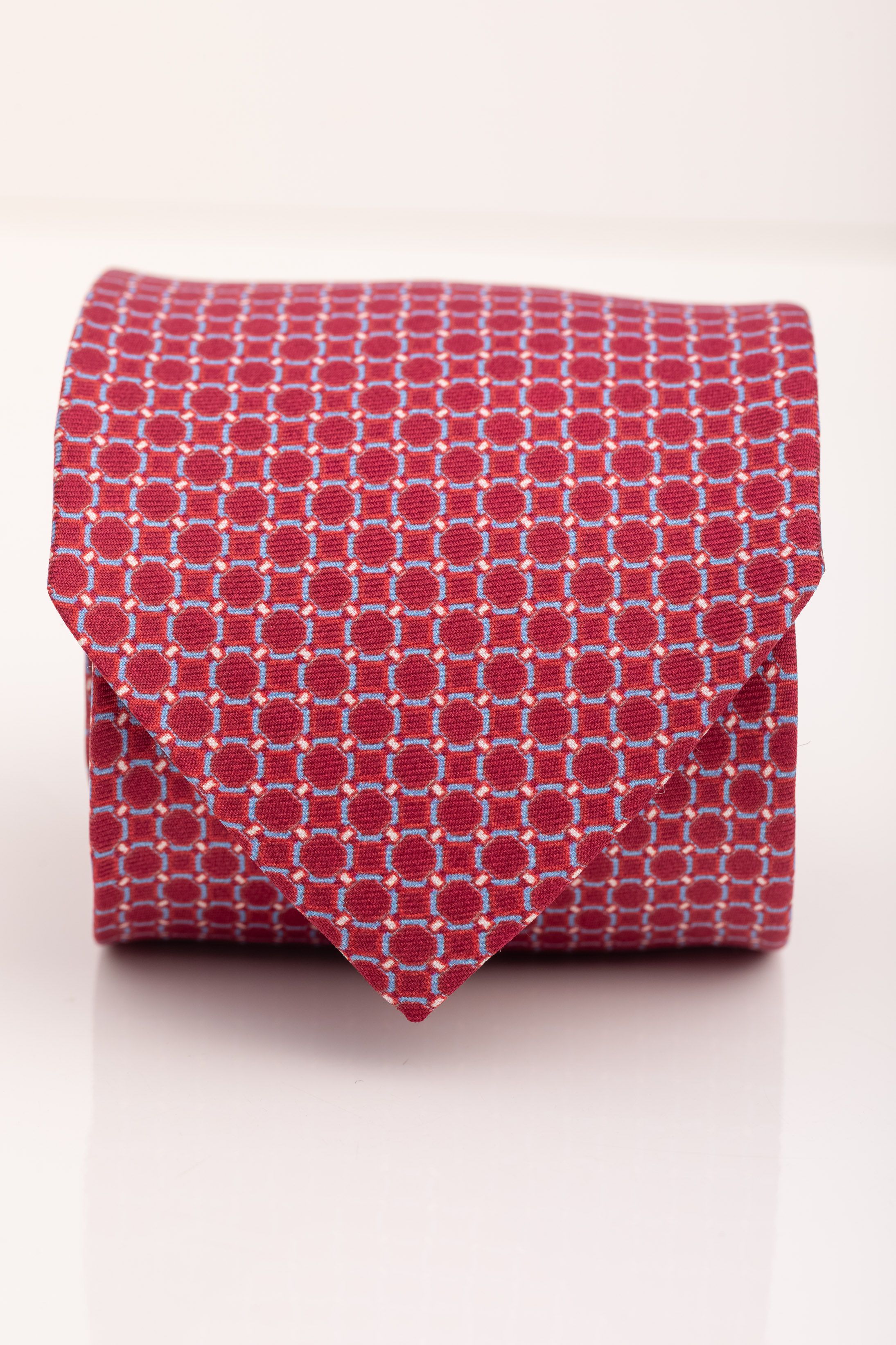 Gravata Seda Italiana Vermelho - Diodato Alfaiataria