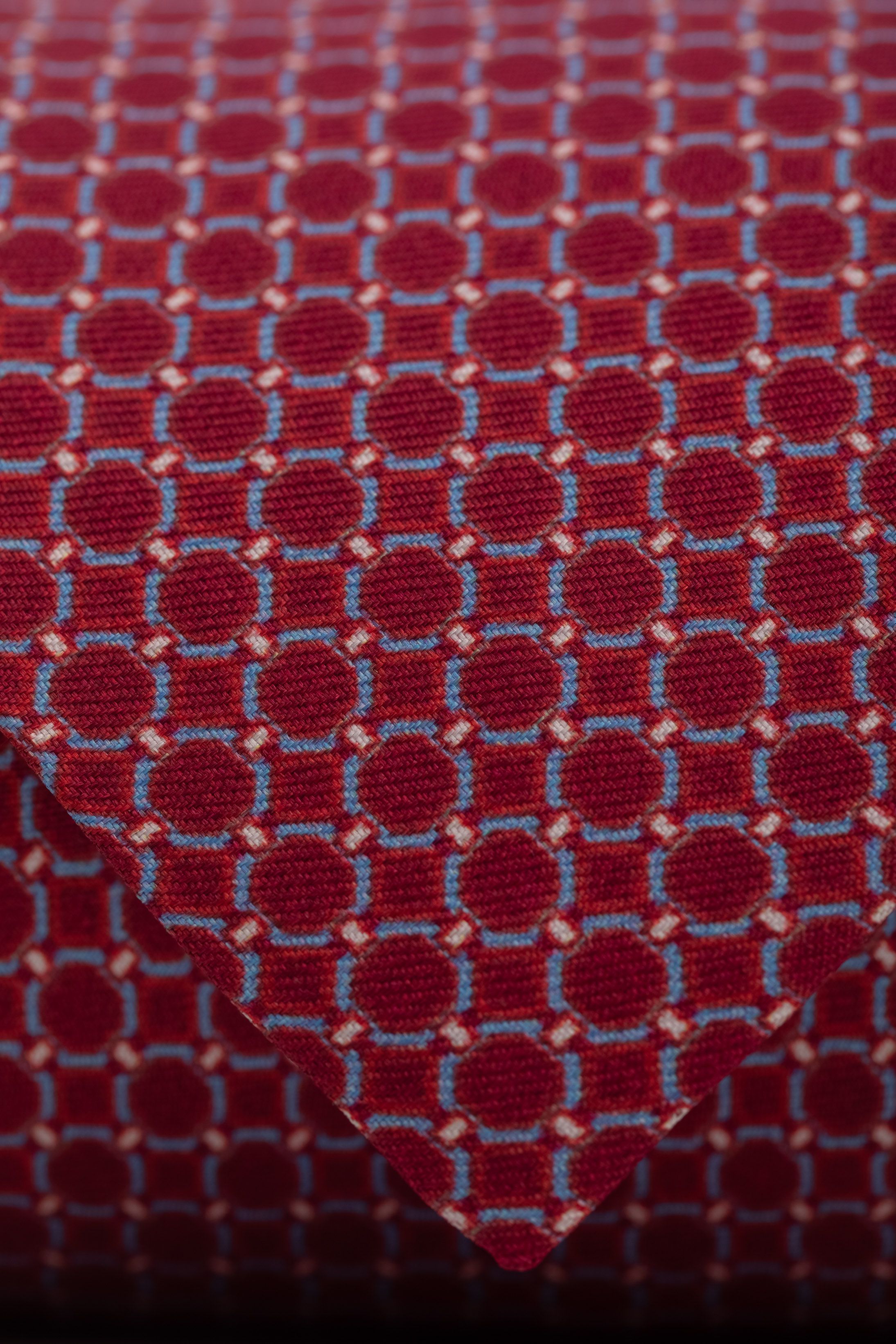 Gravata Seda Italiana Vermelho