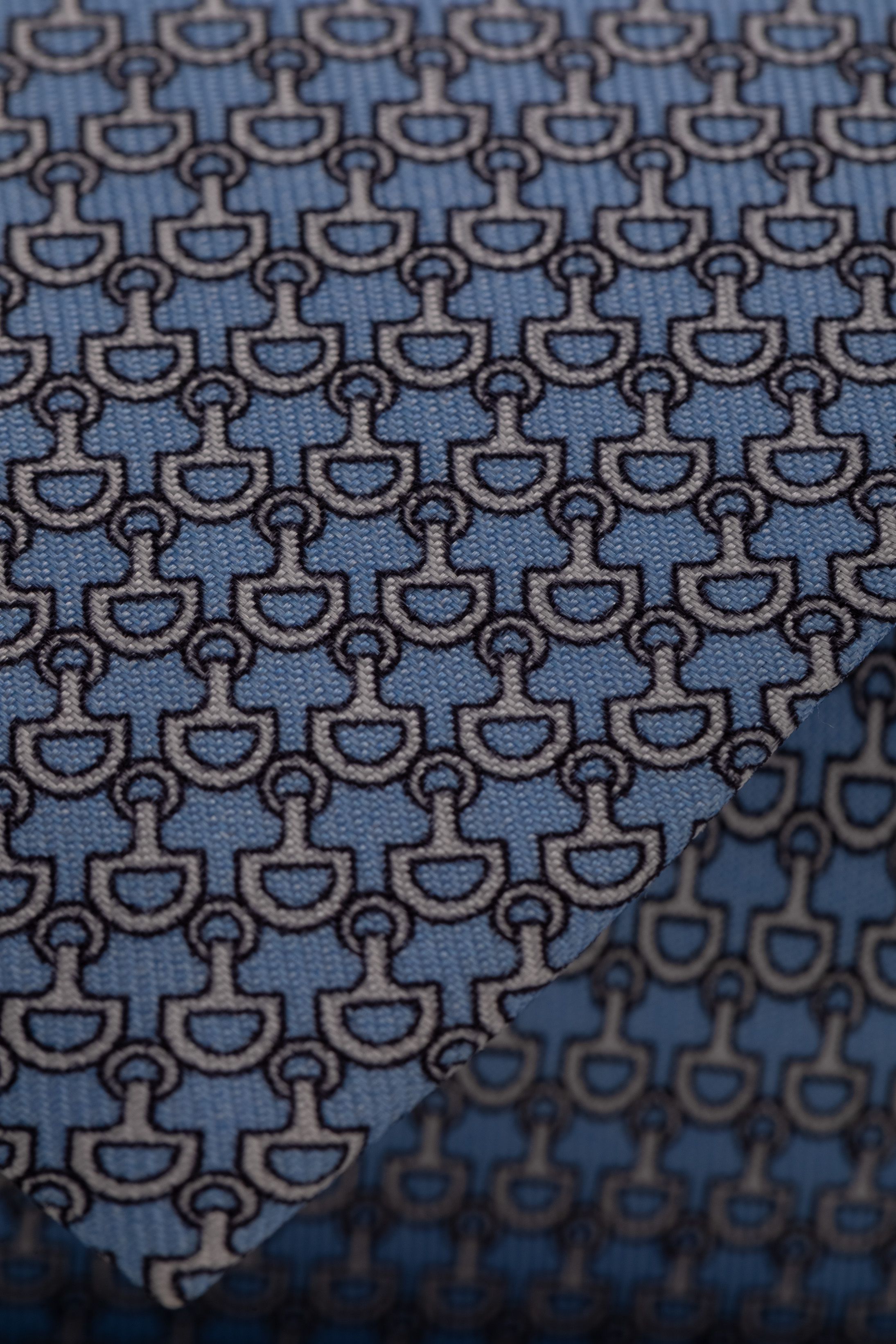 Gravata Seda Italiana Azul Claro