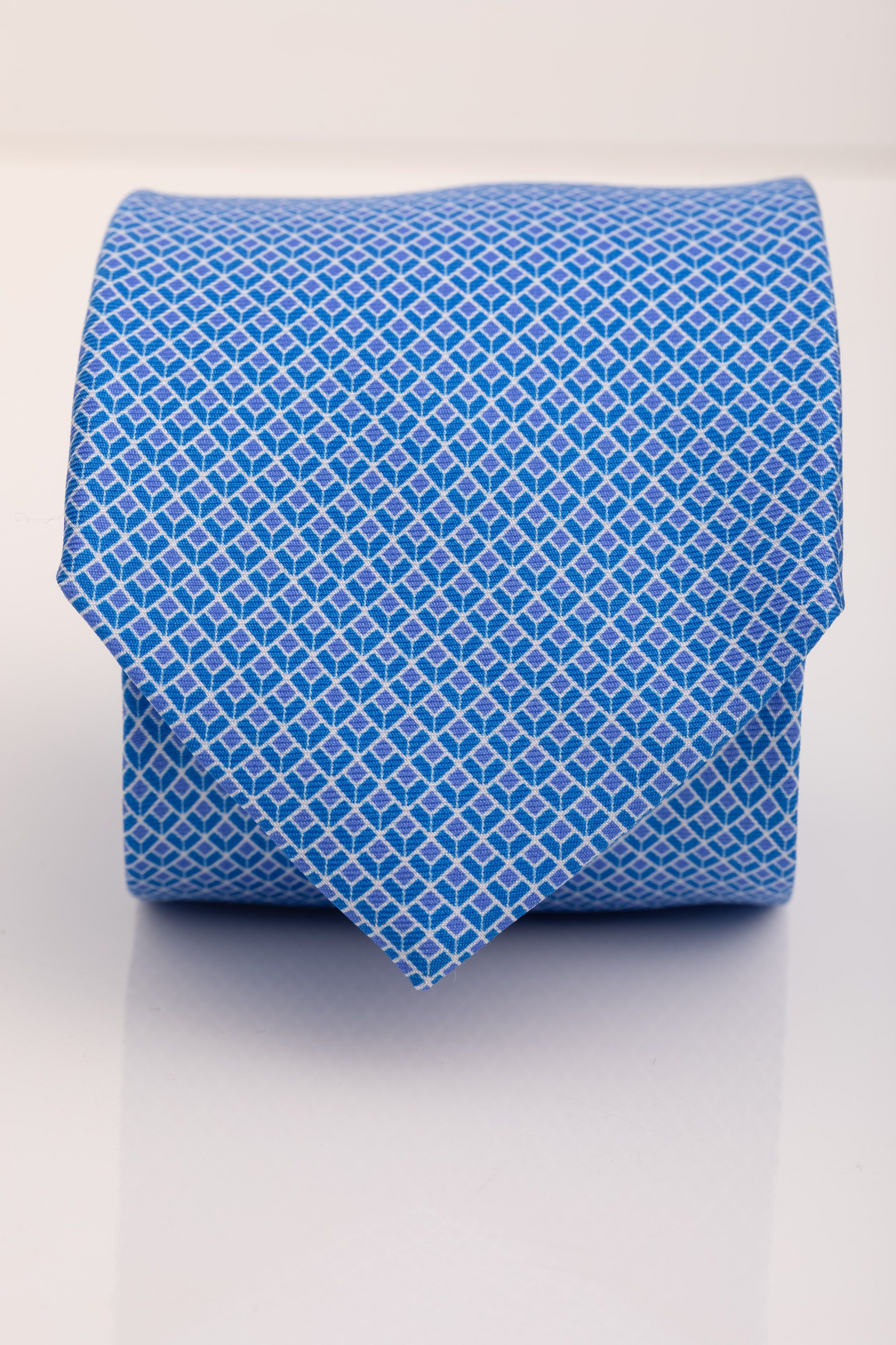 Gravata Seda Italiana Azul Claro - Diodato Alfaiataria
