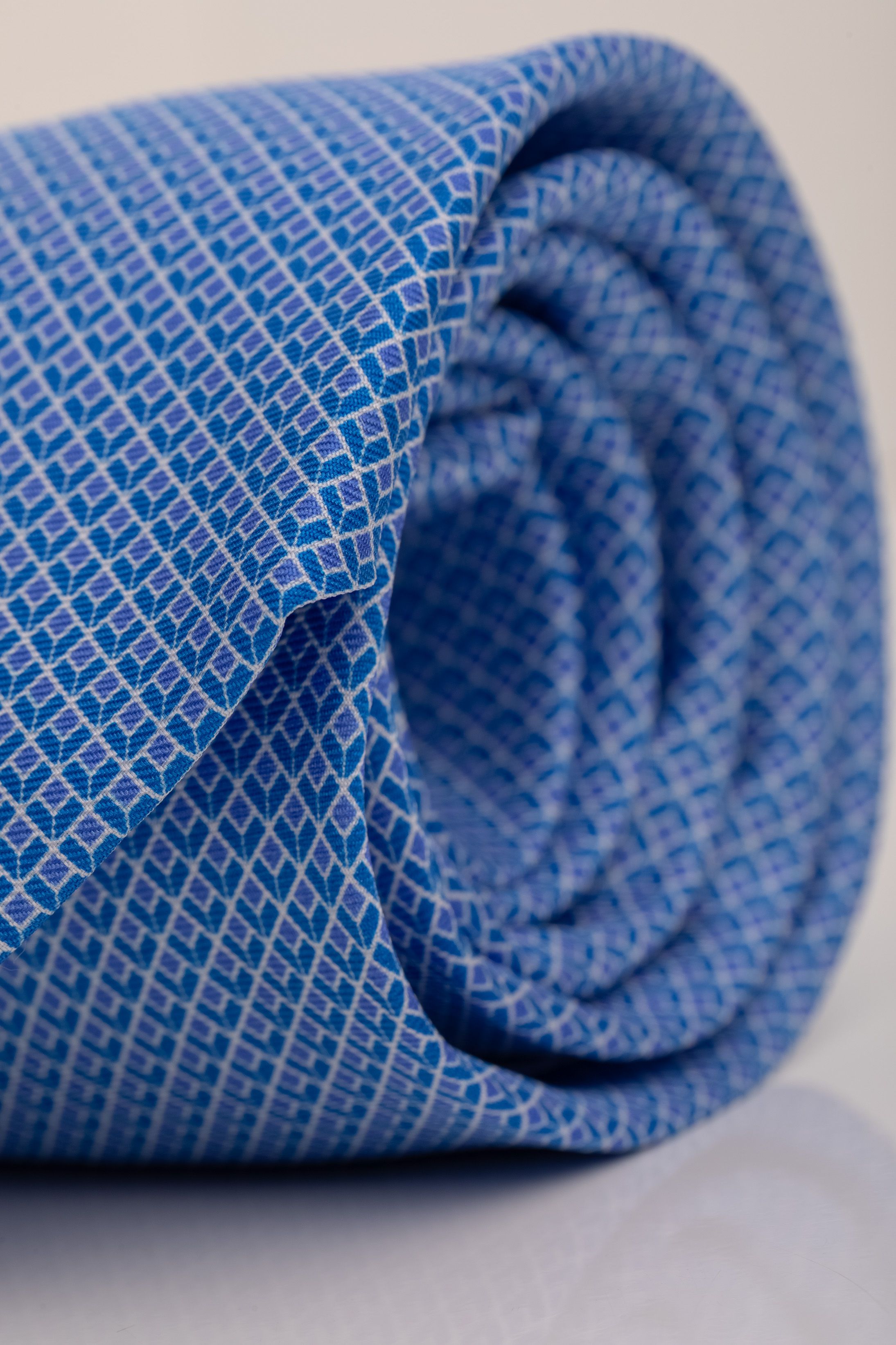 Gravata Seda Italiana Azul Claro 