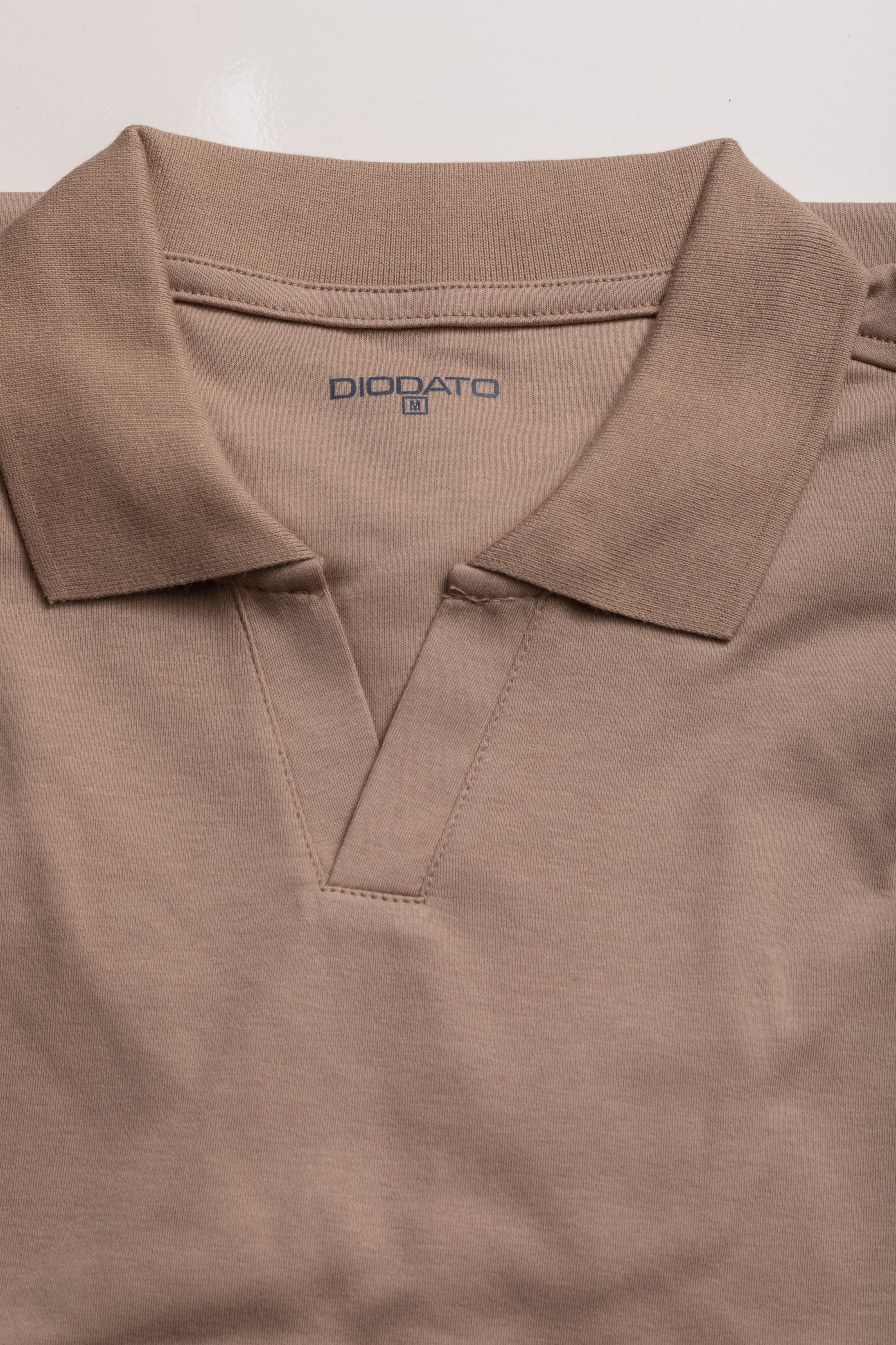 Camisa Polo Caqui - Diodato Alfaiataria